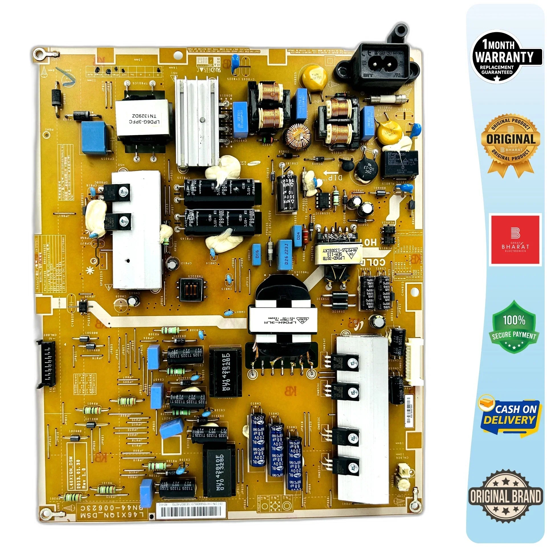 Samsung UA46F6400 Power Supply Board – Samsung 46 Inch LED TV SMPS Replacement - Great Bharat Electronics