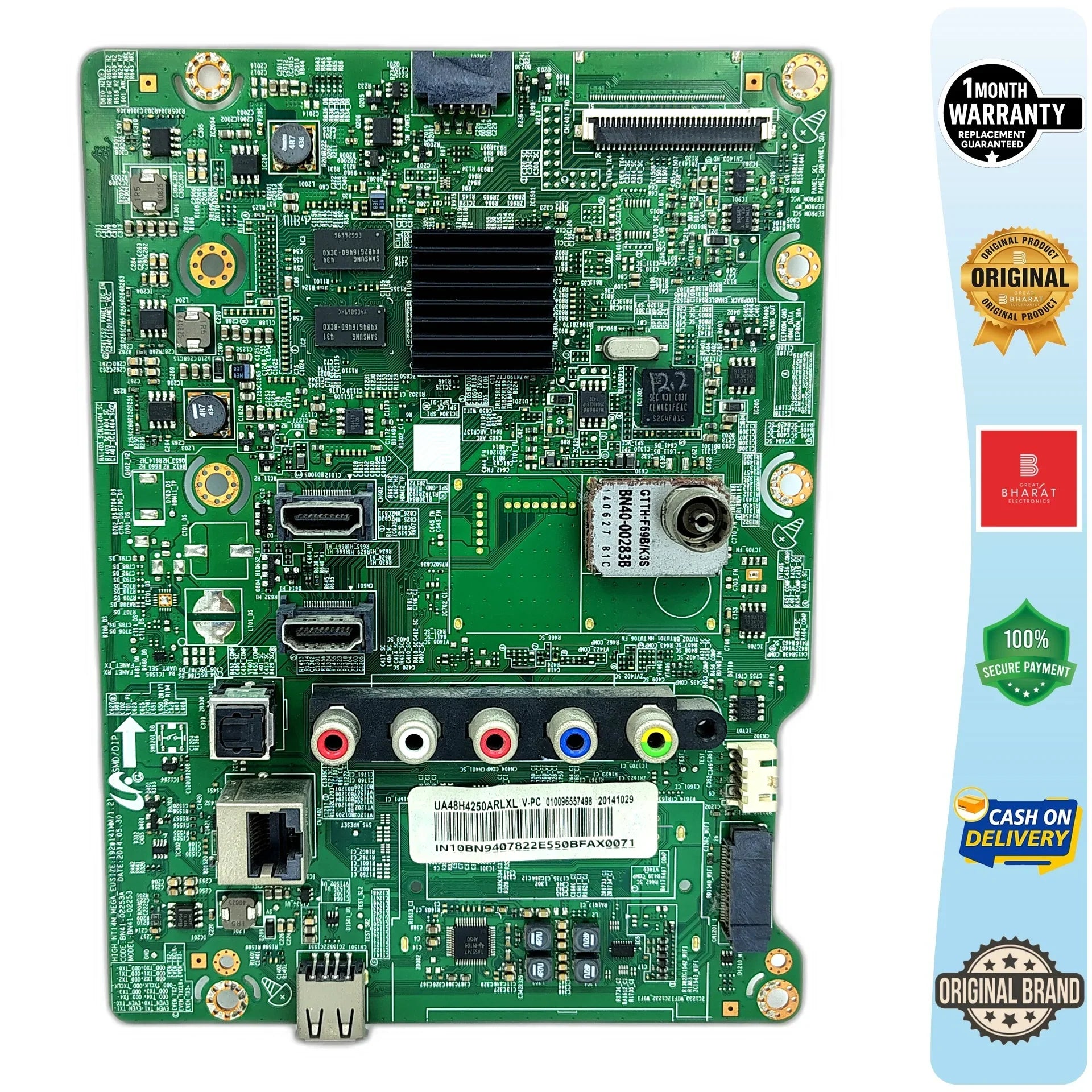 Samsung UA48H4250AR Motherboard – Samsung 48 Inch LED TV Main Board Replacement - Great Bharat Electronics