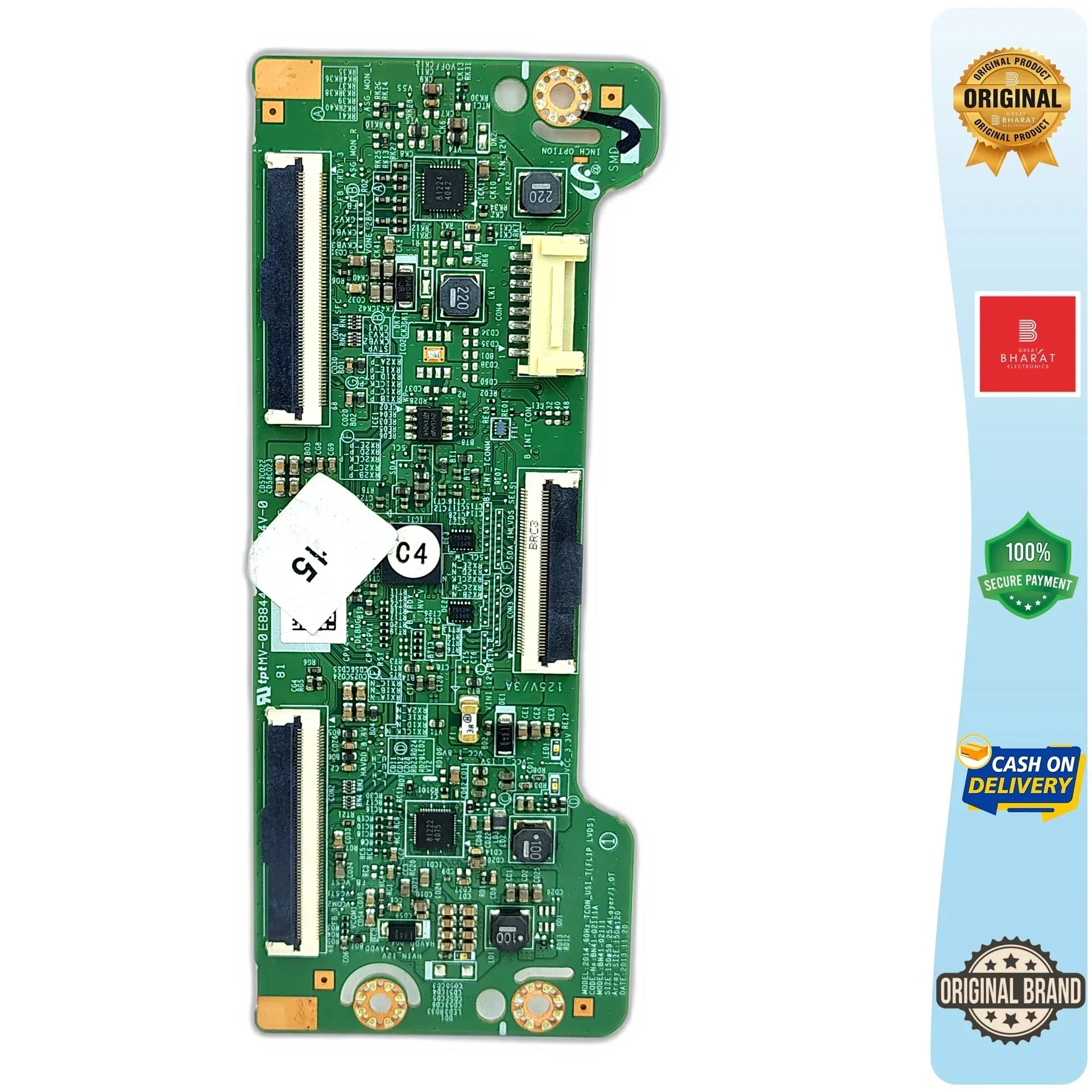 Samsung UA48H5500AR T-Con Board – Samsung 48 Inch LED TV Replacement Part - Great Bharat Electronics