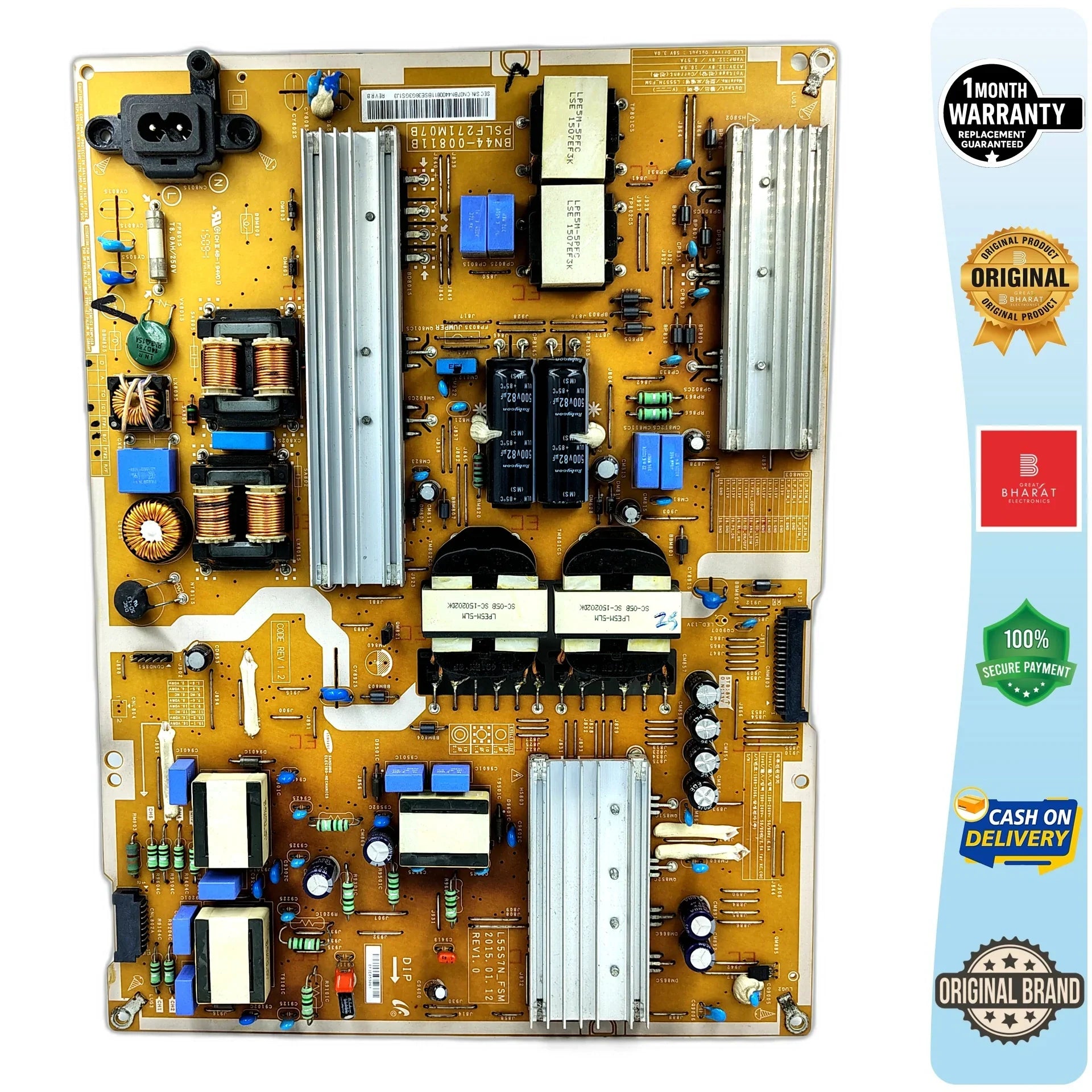Samsung UA48JU7500K Power Supply Board – Samsung 48 Inch LED TV SMPS Replacement - Great Bharat Electronics