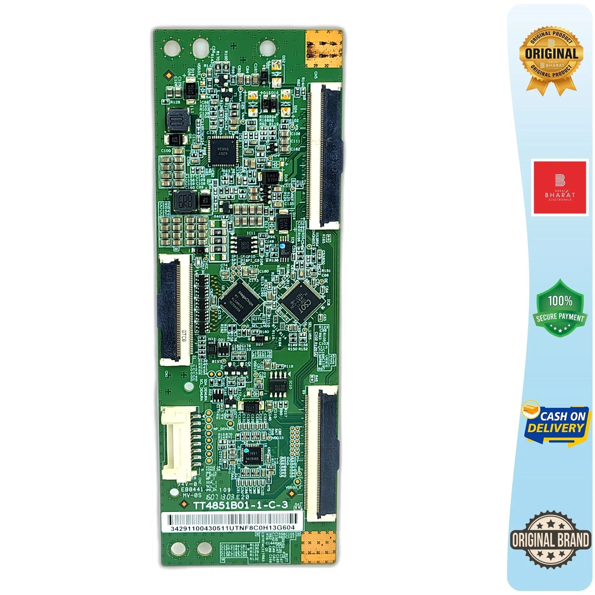 Samsung UA49K5100AK T-Con Board – Samsung 49 Inch LED TV Replacement Part - Great Bharat Electronics