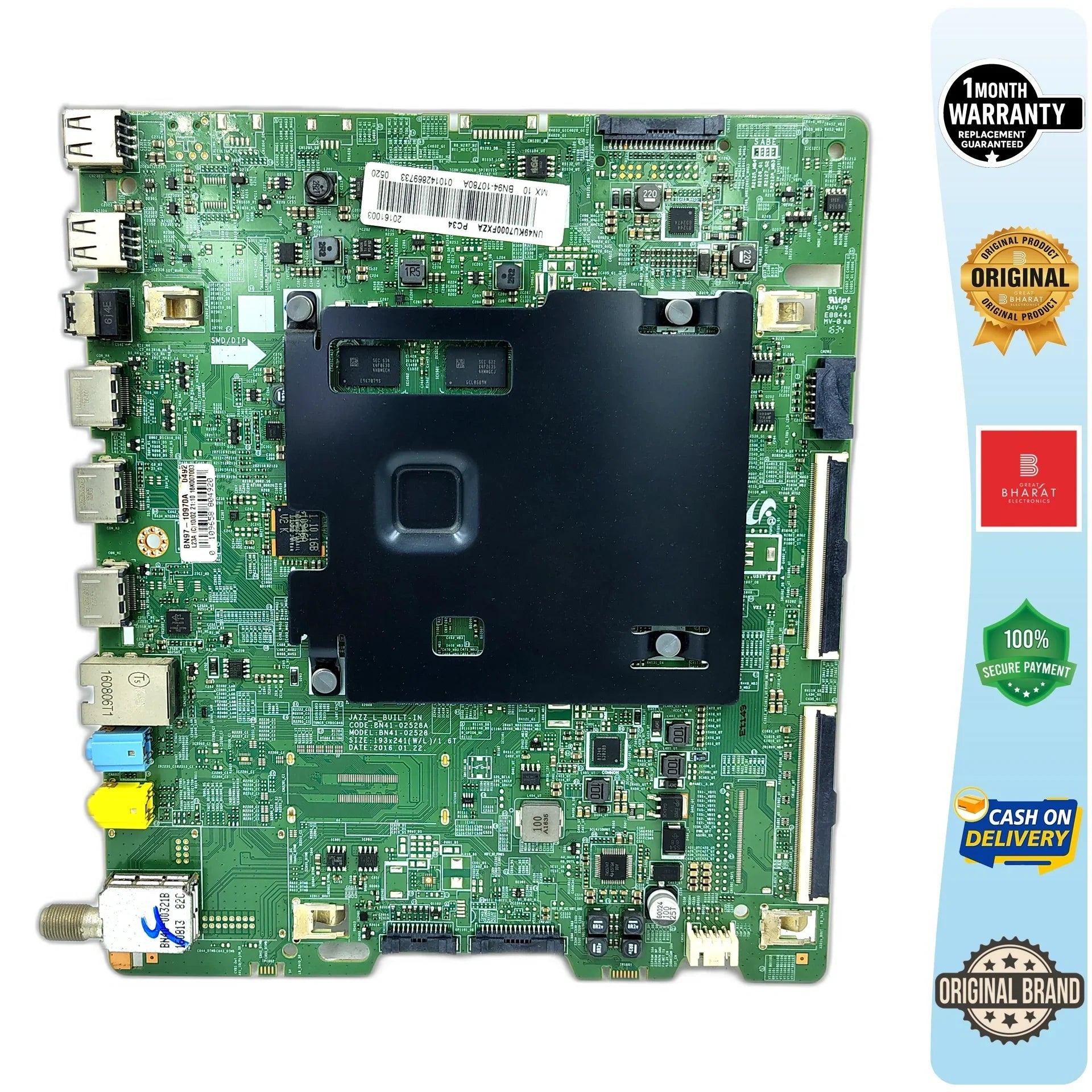 Samsung UA49KU7000 Motherboard – Samsung 49 Inch LED TV Main Board Replacement - Great Bharat Electronics