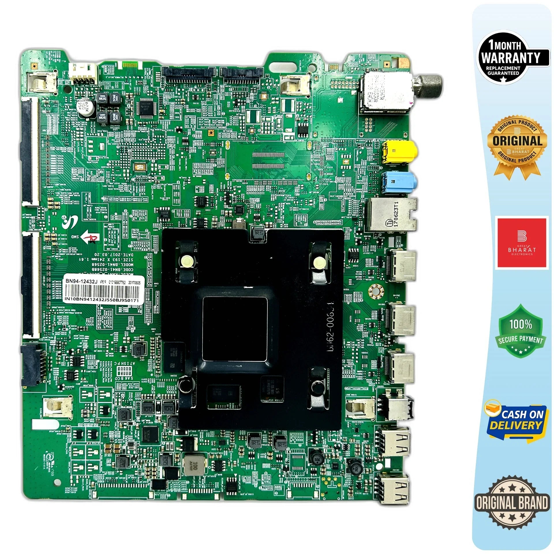 Samsung UA50MU6100KLXL Motherboard – Samsung 50 Inch LED TV Main Board Replacement - Great Bharat Electronics