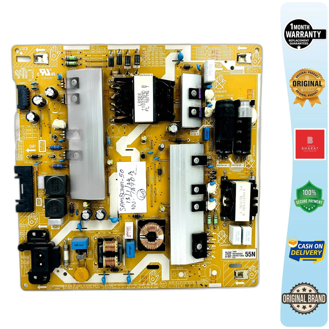 Samsung UA50NU7470 Power Supply Board – Samsung 50 Inch LED TV SMPS Replacement - Great Bharat Electronics