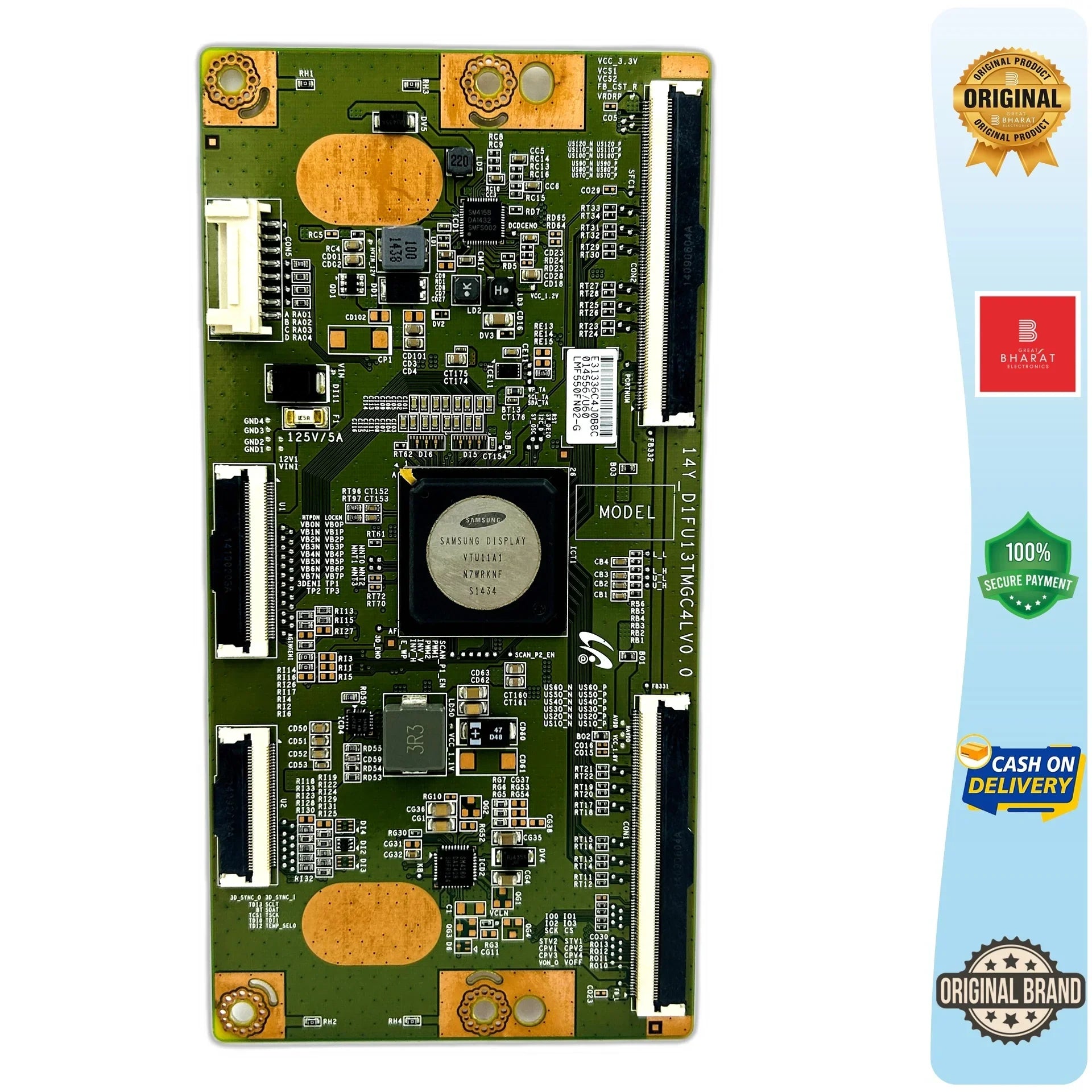Samsung UA55HU7000R T-Con Board – Samsung 55 Inch LED TV Replacement Part - Great Bharat Electronics