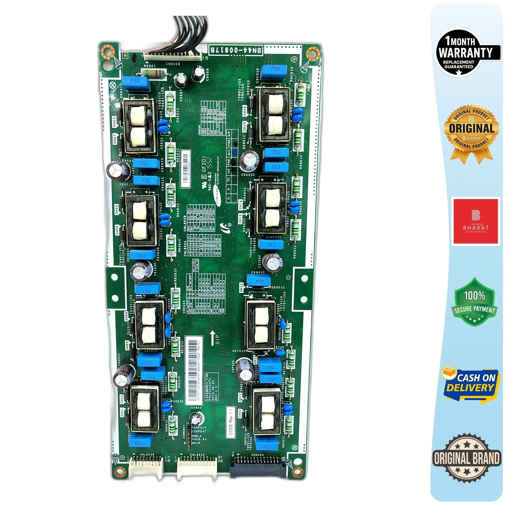 Samsung UA55JS9000K PCB (LED Driver Board) – For Samsung 55 Inch LED TV - Great Bharat Electronics