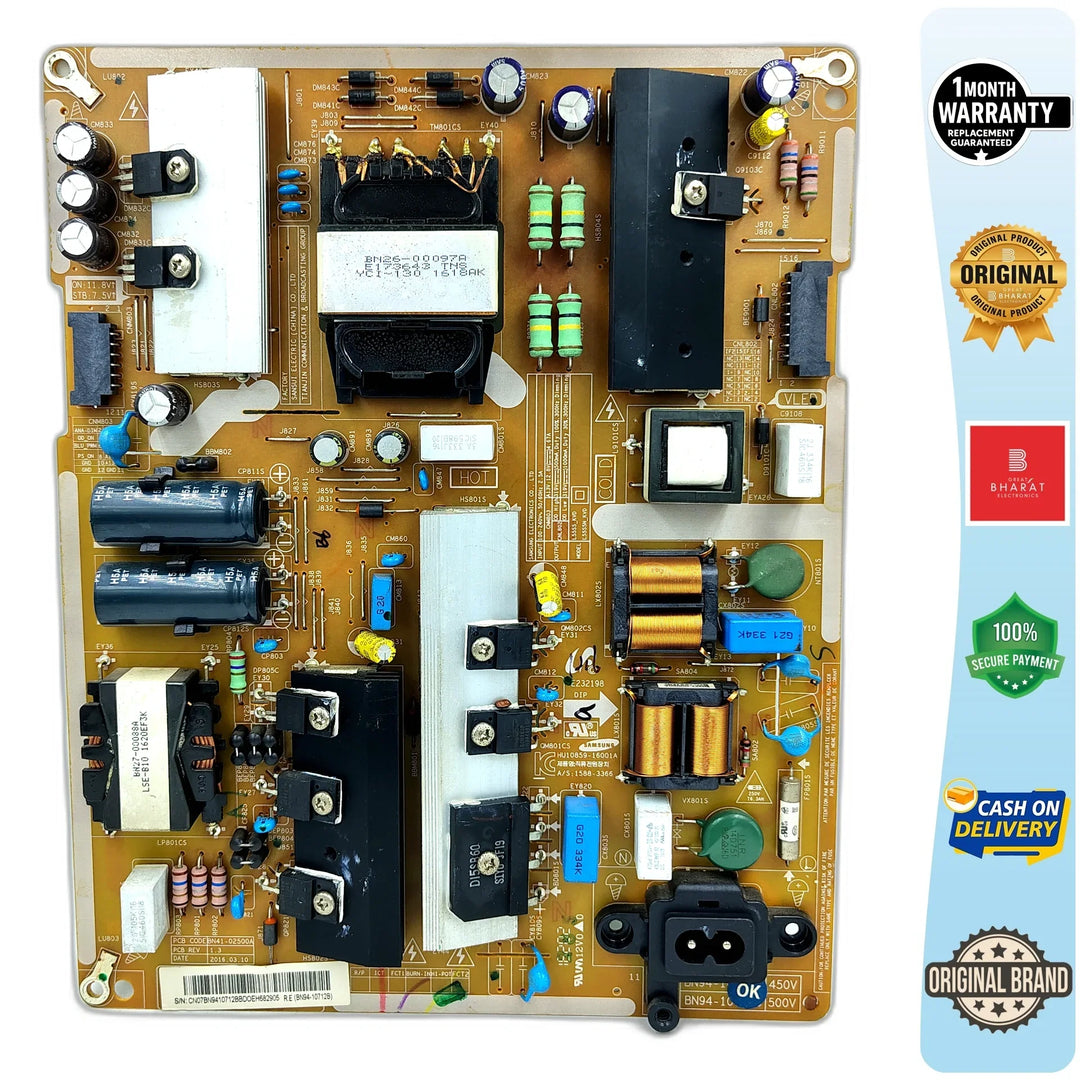 Samsung UA55KU7000AKLXL Power Supply Board – Samsung 55 Inch LED TV SMPS Replacement - Great Bharat Electronics