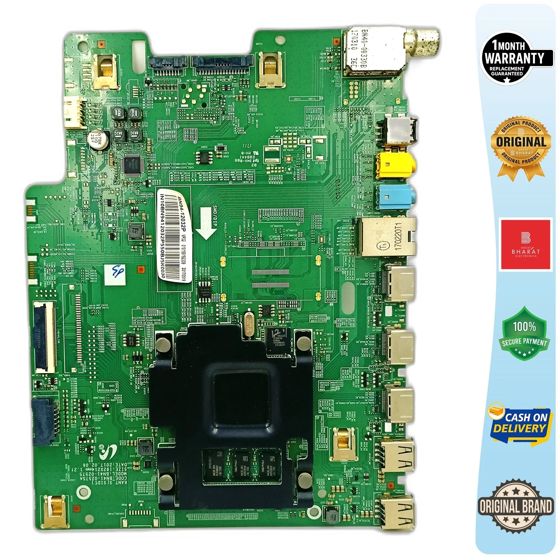 Samsung UA55M6300ALXXL Motherboard – Samsung 55 Inch LED TV Main Board Replacement - Great Bharat Electronics