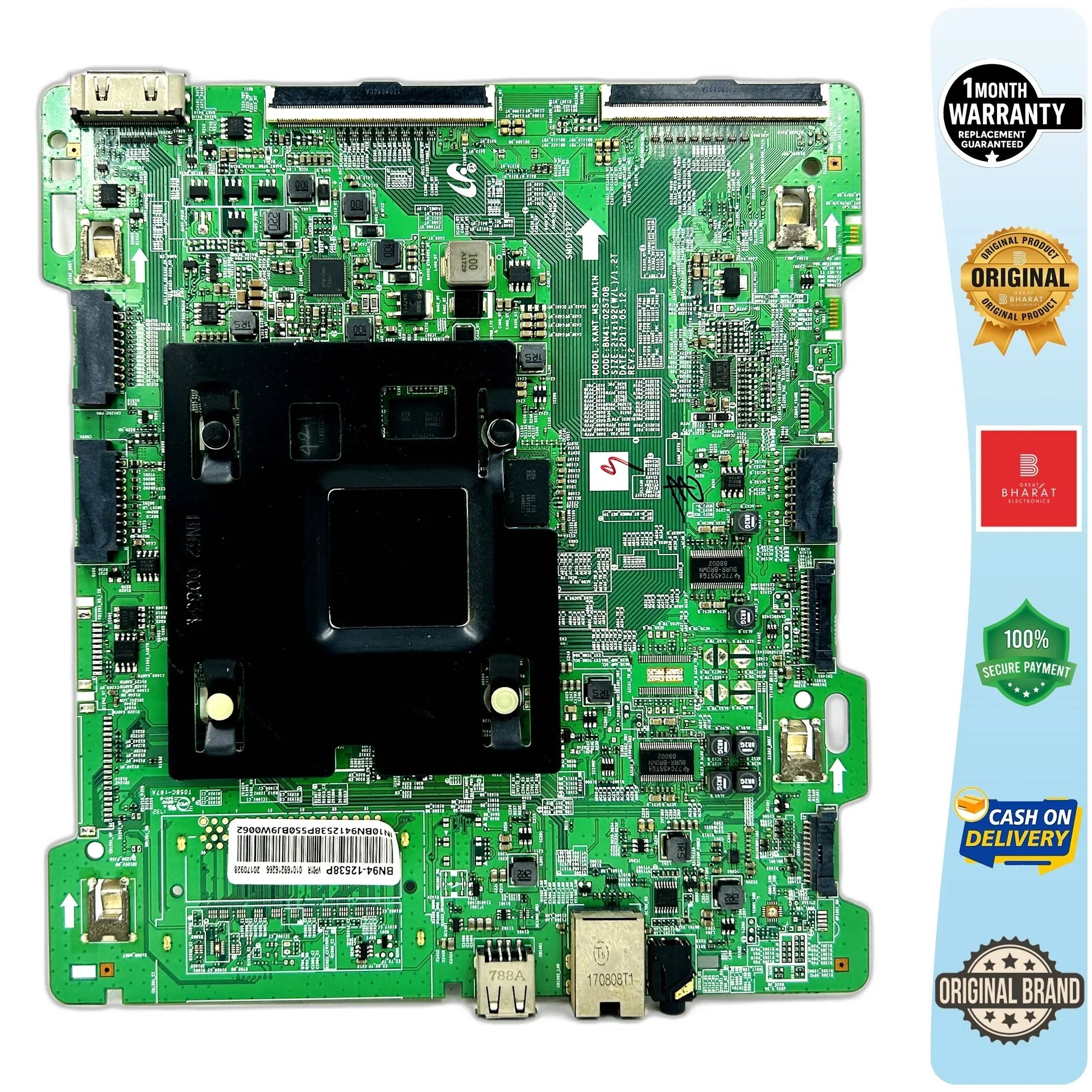 Samsung UA55MU7000KLXL Motherboard – Samsung 55 Inch LED TV Main Board Replacement - Great Bharat Electronics