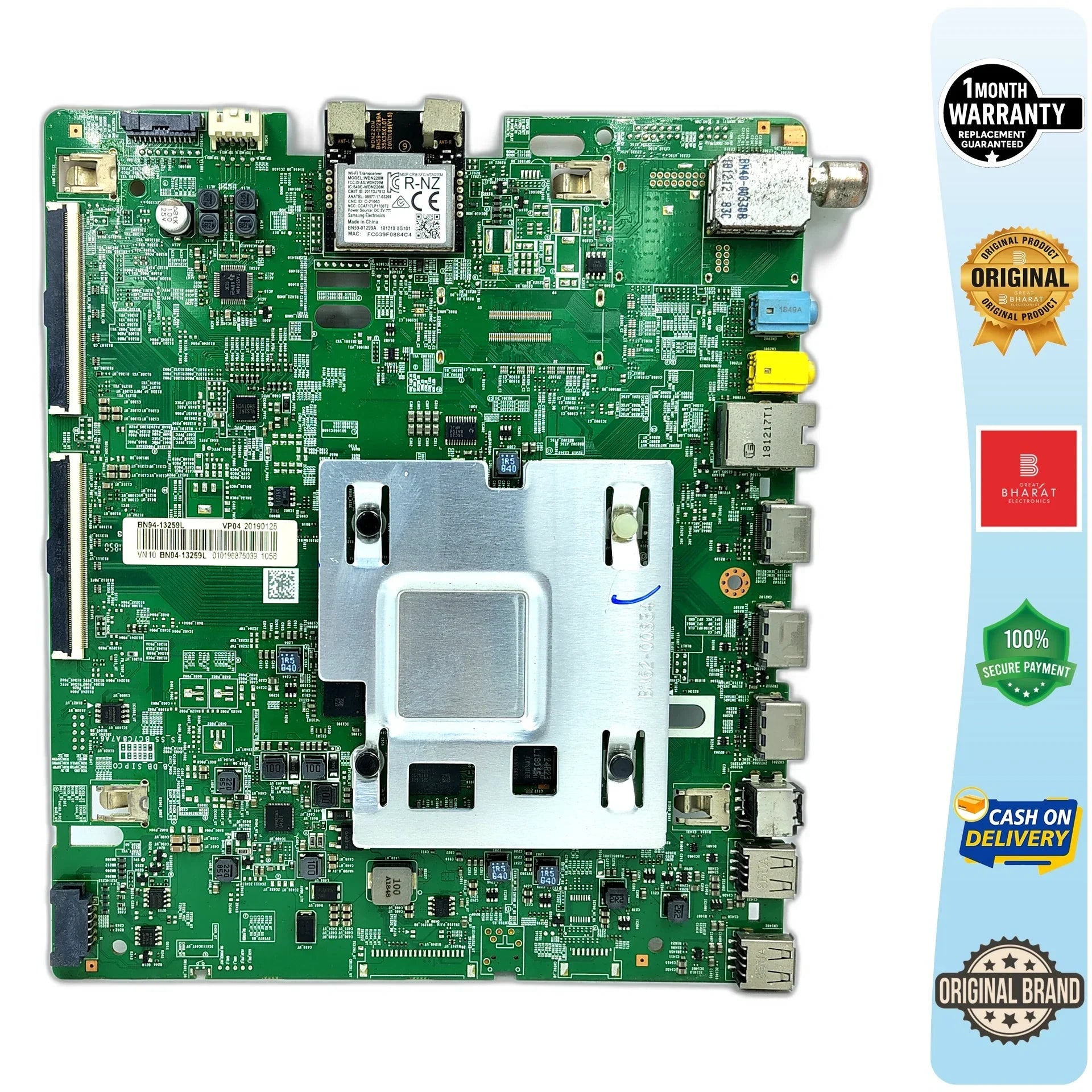 Samsung UA55NU7300KXXT Motherboard – Samsung 55 Inch LED TV Main Board Replacement - Great Bharat Electronics