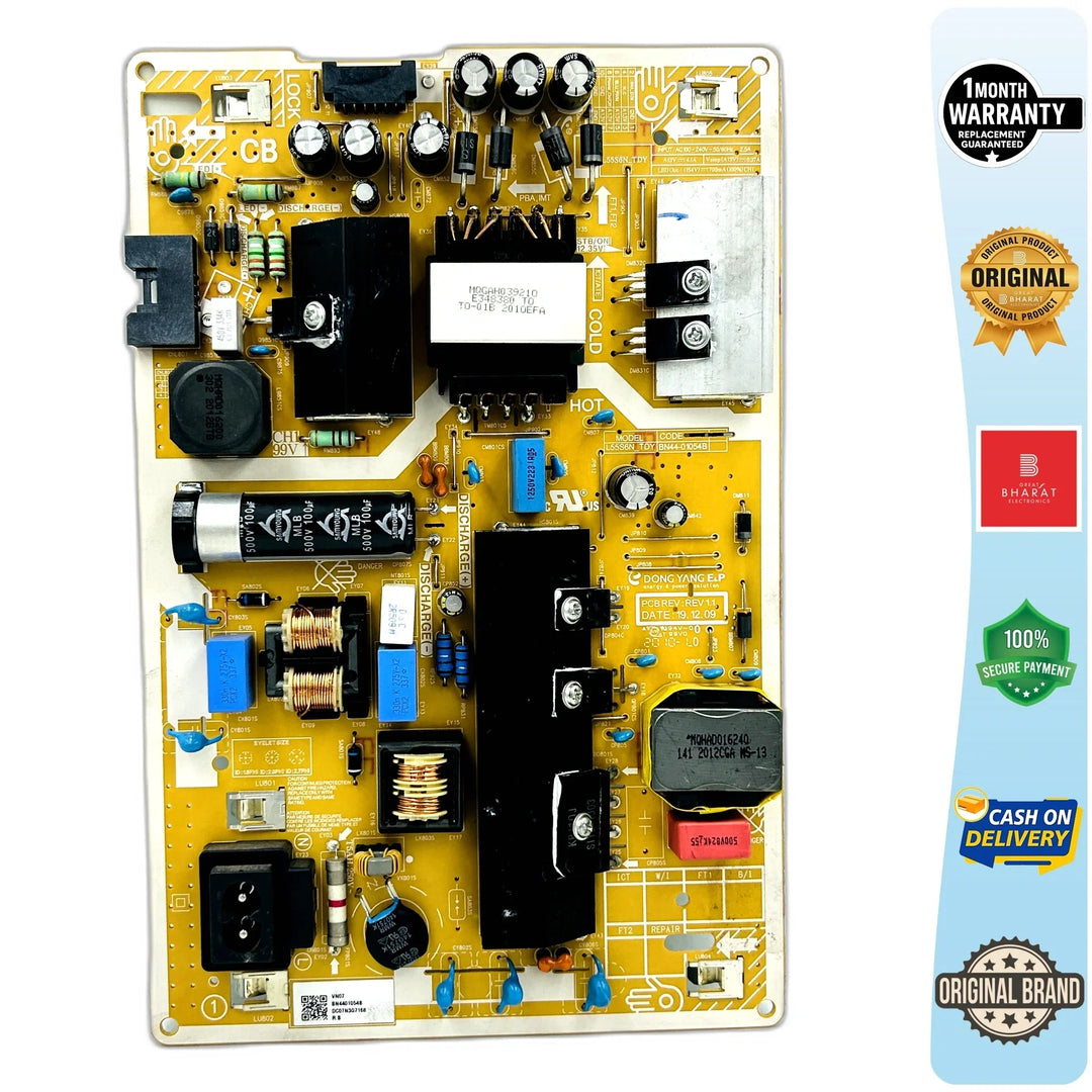 Samsung UA55TUE60AKXXL Power Supply Board – Samsung 55 Inch LED TV SMPS Replacement - Great Bharat Electronics