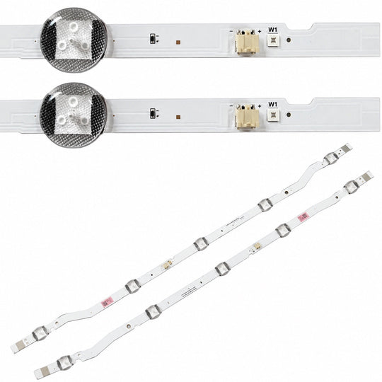 Samsung UE32N4010 LED TV backlight strip set of 2 with 5 LEDs per strip