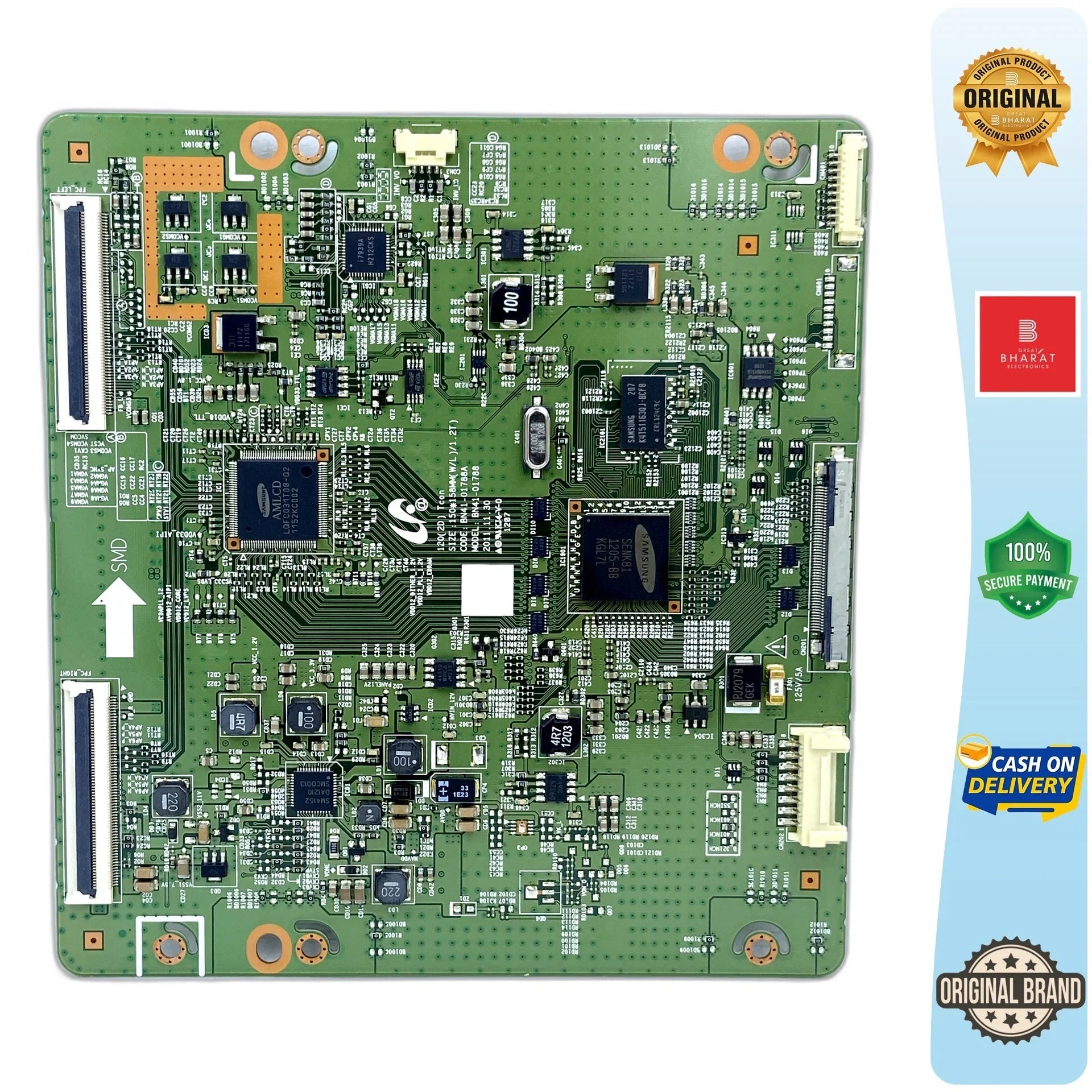 Samsung UN40EH6000 T-Con Board – Samsung 40 Inch LED TV Replacement Part - Great Bharat Electronics