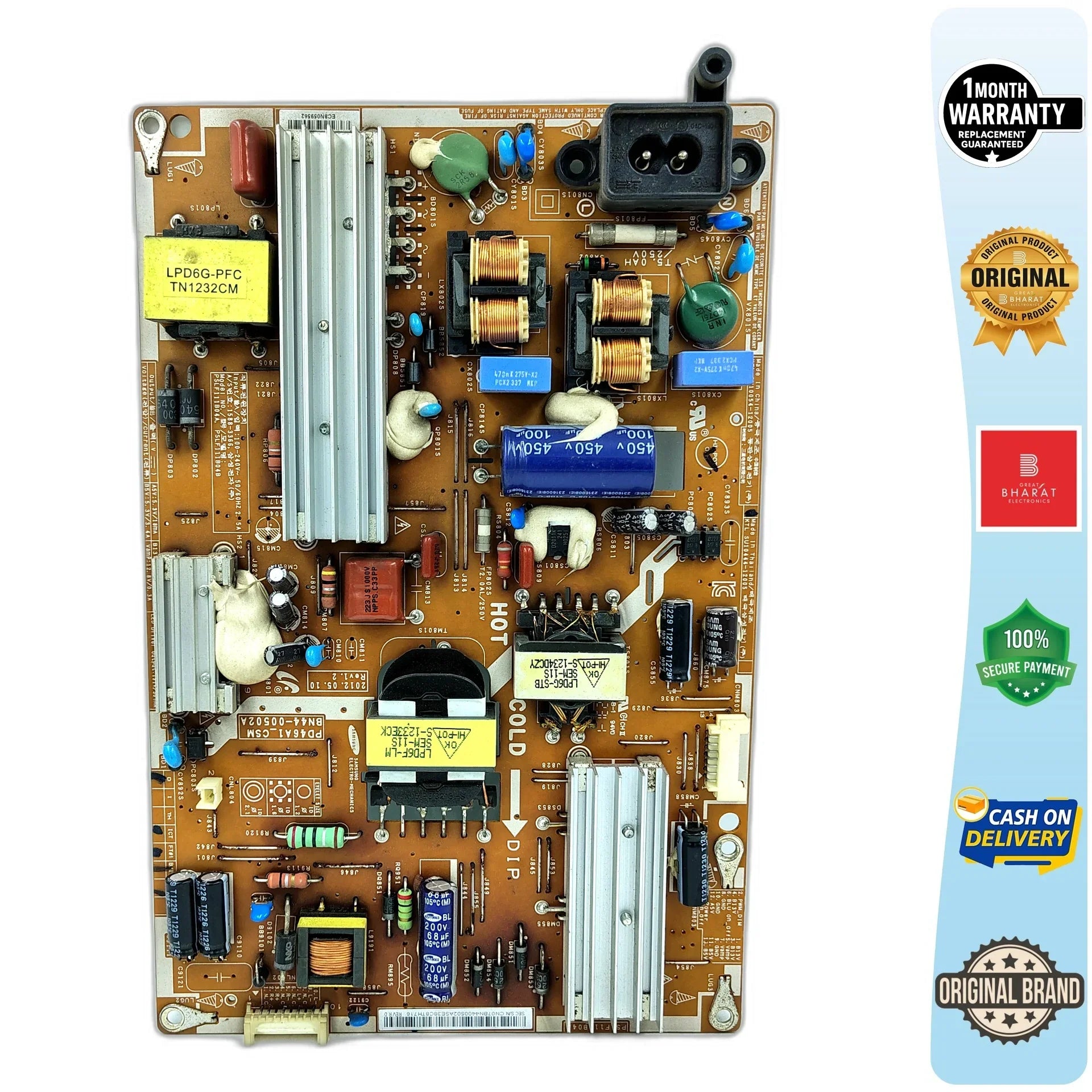 Samsung UN40ES6003F Power Supply Board – Samsung 40 Inch LED TV SMPS Replacement - Great Bharat Electronics