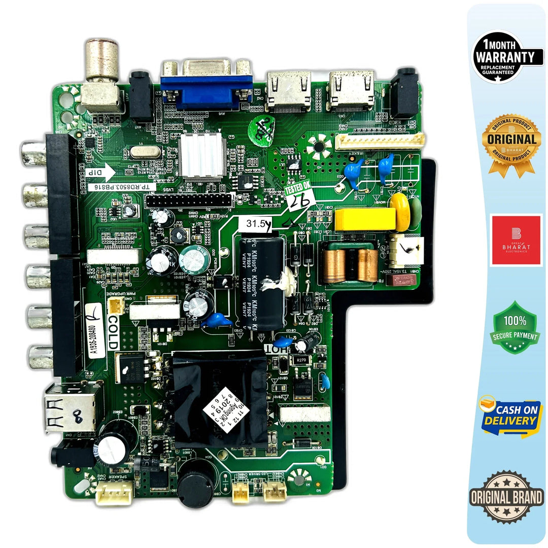 Sansui 32VNSHDS Motherboard – Sansui 32 Inch LED TV Main Board Replacement - Great Bharat Electronics