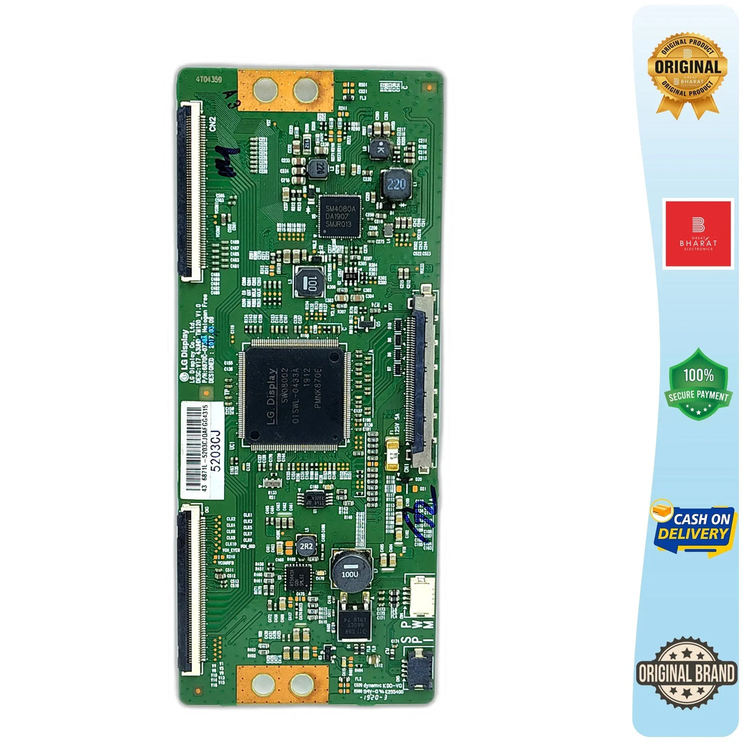 Sansui JSK43LSUHD T-Con Board – Sansui 43 Inch LED TV Replacement Part - Great Bharat Electronics