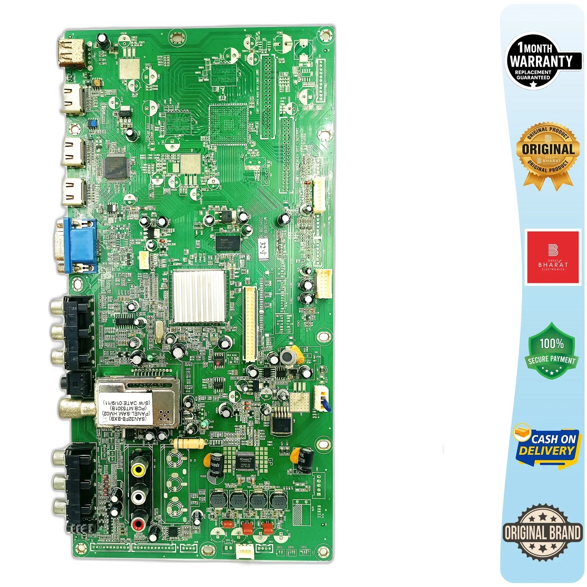 Sansui LCDTVSAN32FBBXB Motherboard – Sansui 32 Inch LCD TV Main Board Replacement - Great Bharat Electronics