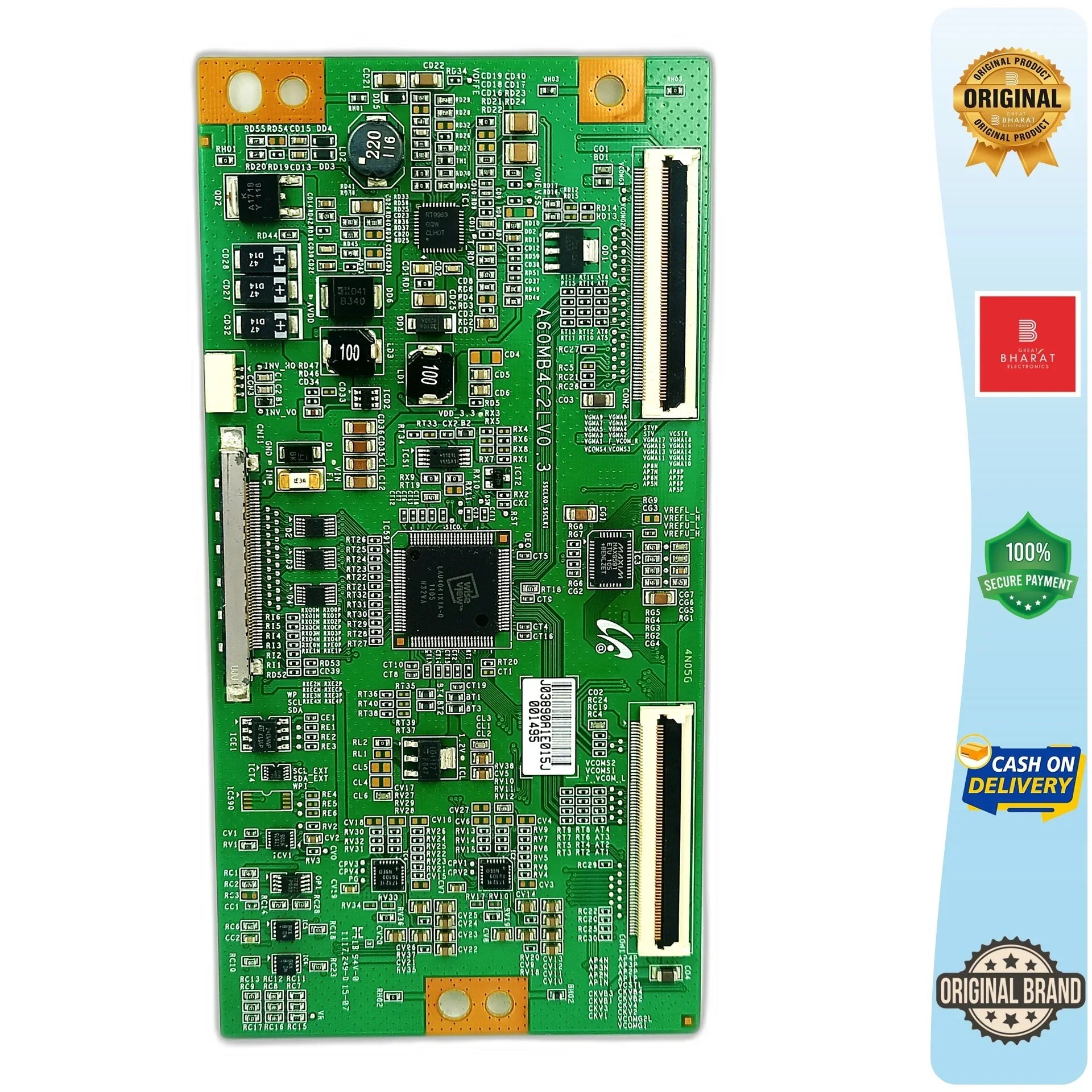 Sansui LCDTVSAN32FBBXB T-Con Board – Sansui 32 Inch LCD TV Replacement Part - Great Bharat Electronics