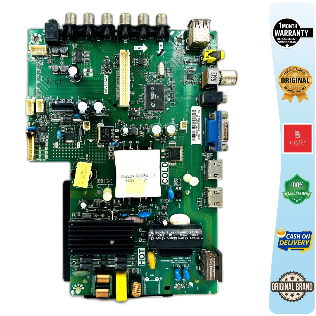 Sanyo 43S7100F Motherboard – Sanyo 43 Inch LED TV Main Board Replacement - Great Bharat Electronics