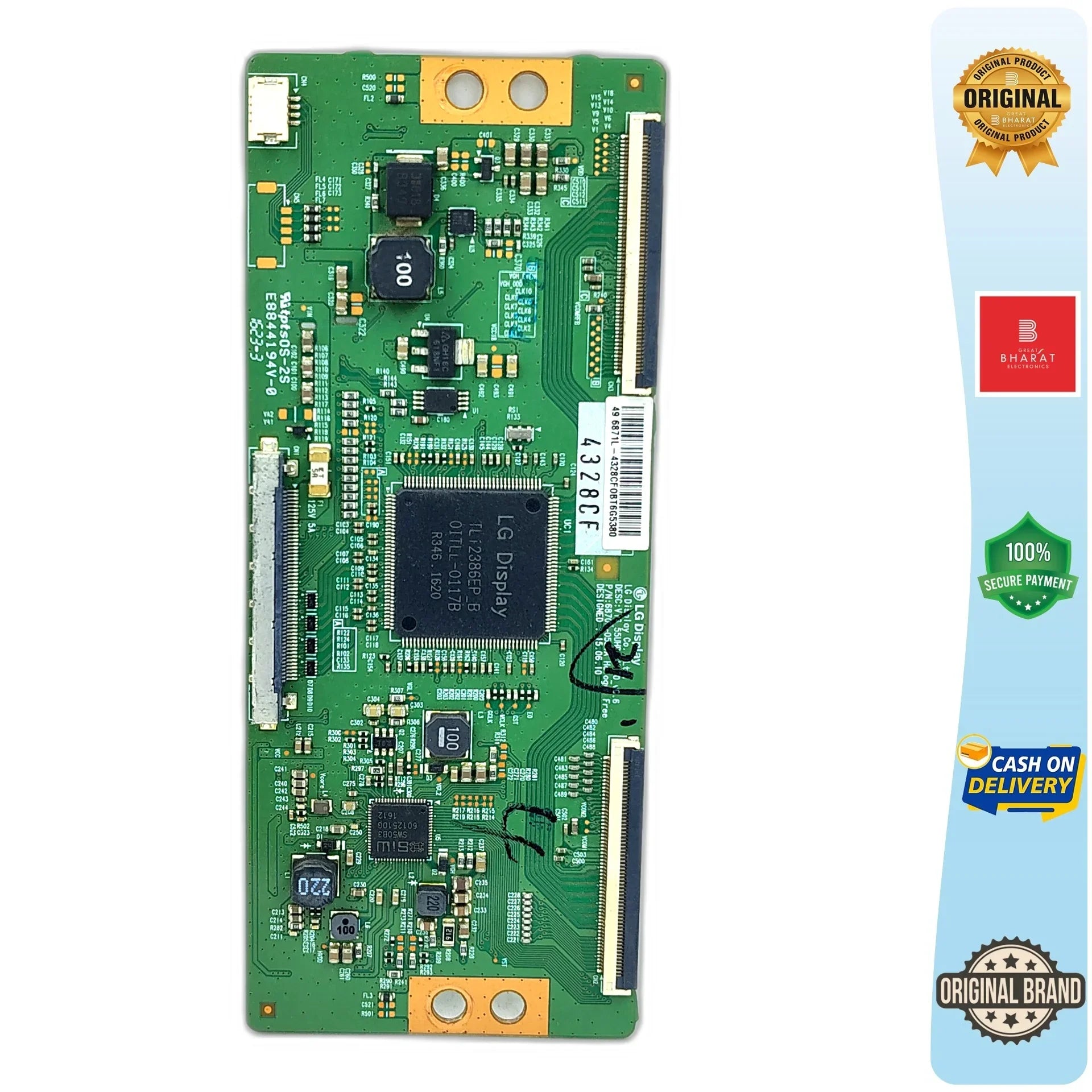 Sanyo UHDTUSNA50QXOSAZ T-Con Board – Sanyo 50 Inch LED TV Replacement Part - Great Bharat Electronics