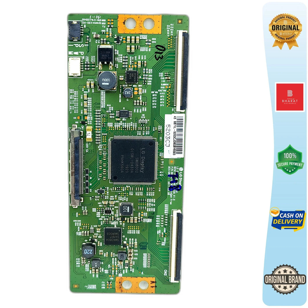 Sanyo XT43AO82U T-Con Board – Sanyo 43 Inch LED TV Replacement Part - Great Bharat Electronics