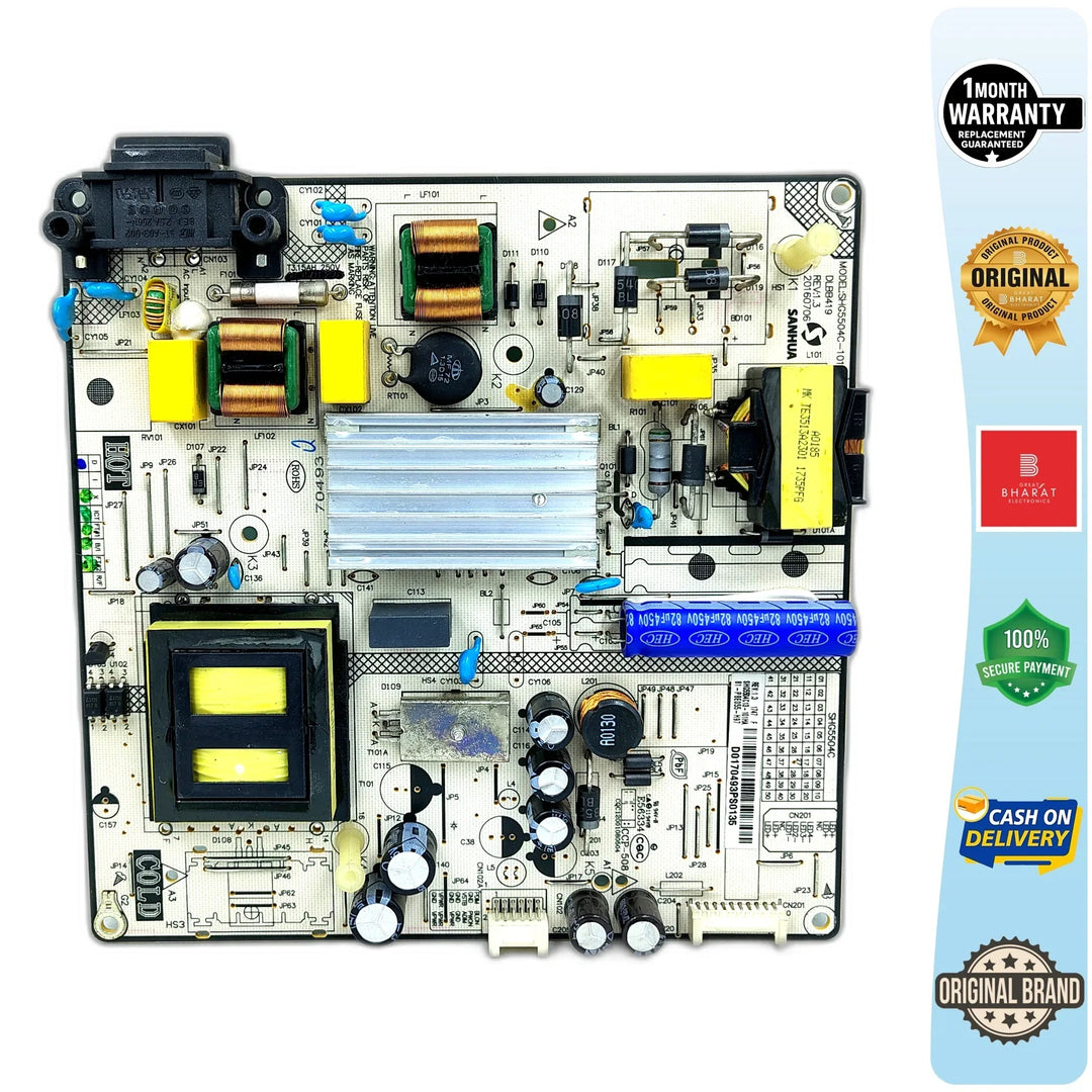 Sanyo XT49S8100FS Power Supply Board – Sanyo 49 Inch LED TV SMPS Replacement - Great Bharat Electronics