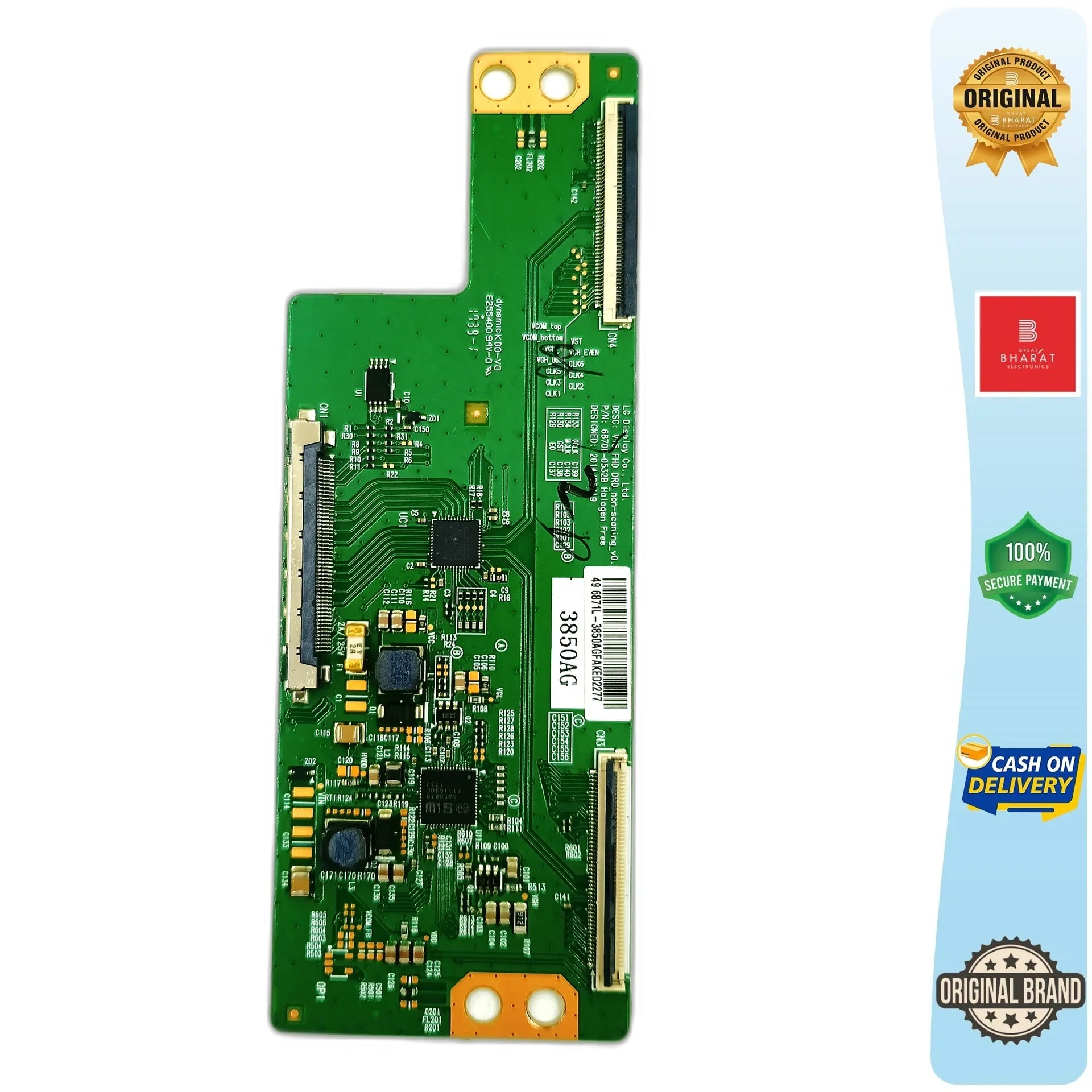 Sanyo XT49S81400FS T-Con Board – Sanyo 49 Inch LED TV Replacement Part - Great Bharat Electronics