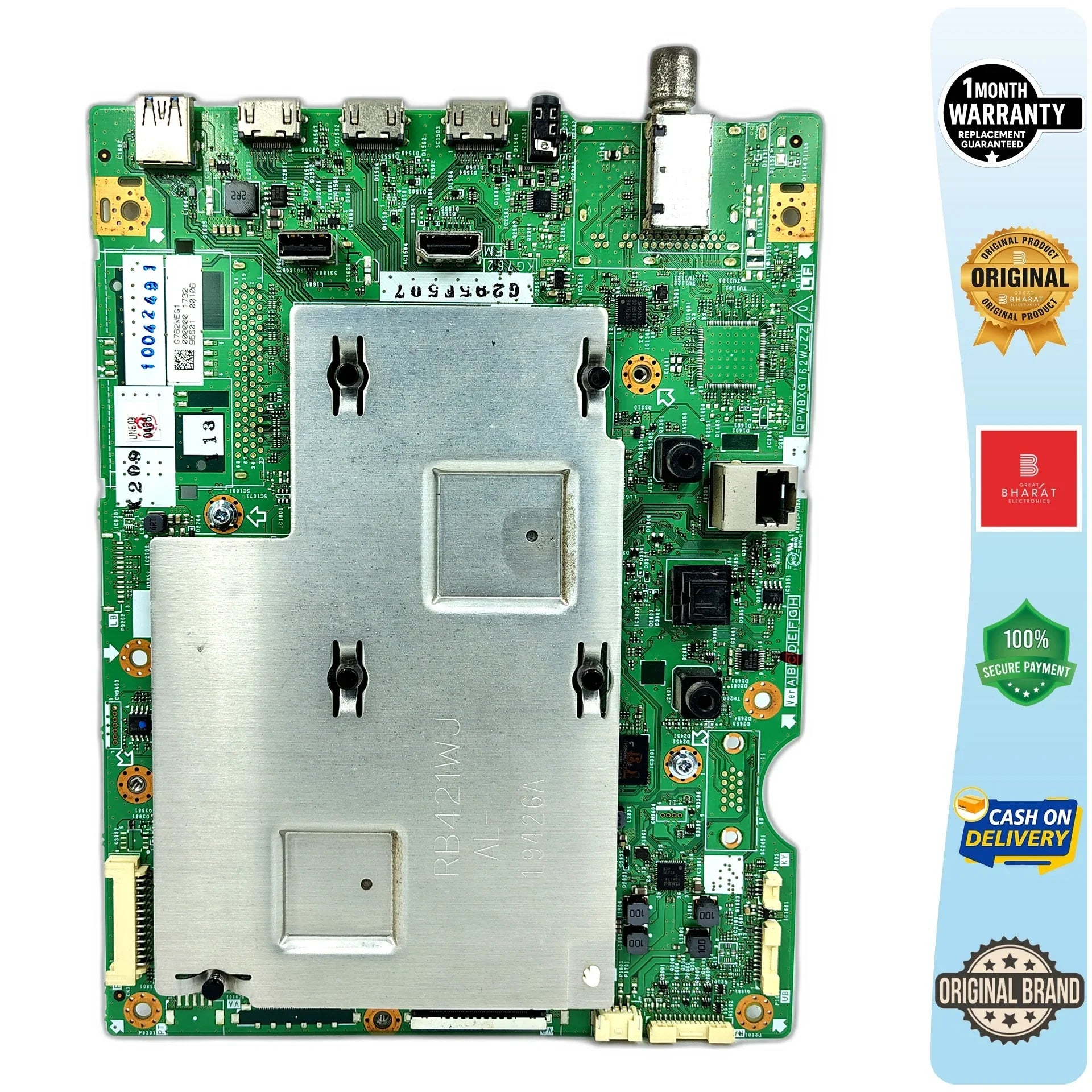 Sharp 4TC50AL1X Motherboard – Sharp 50 Inch LED TV Main Board Replacement - Great Bharat Electronics