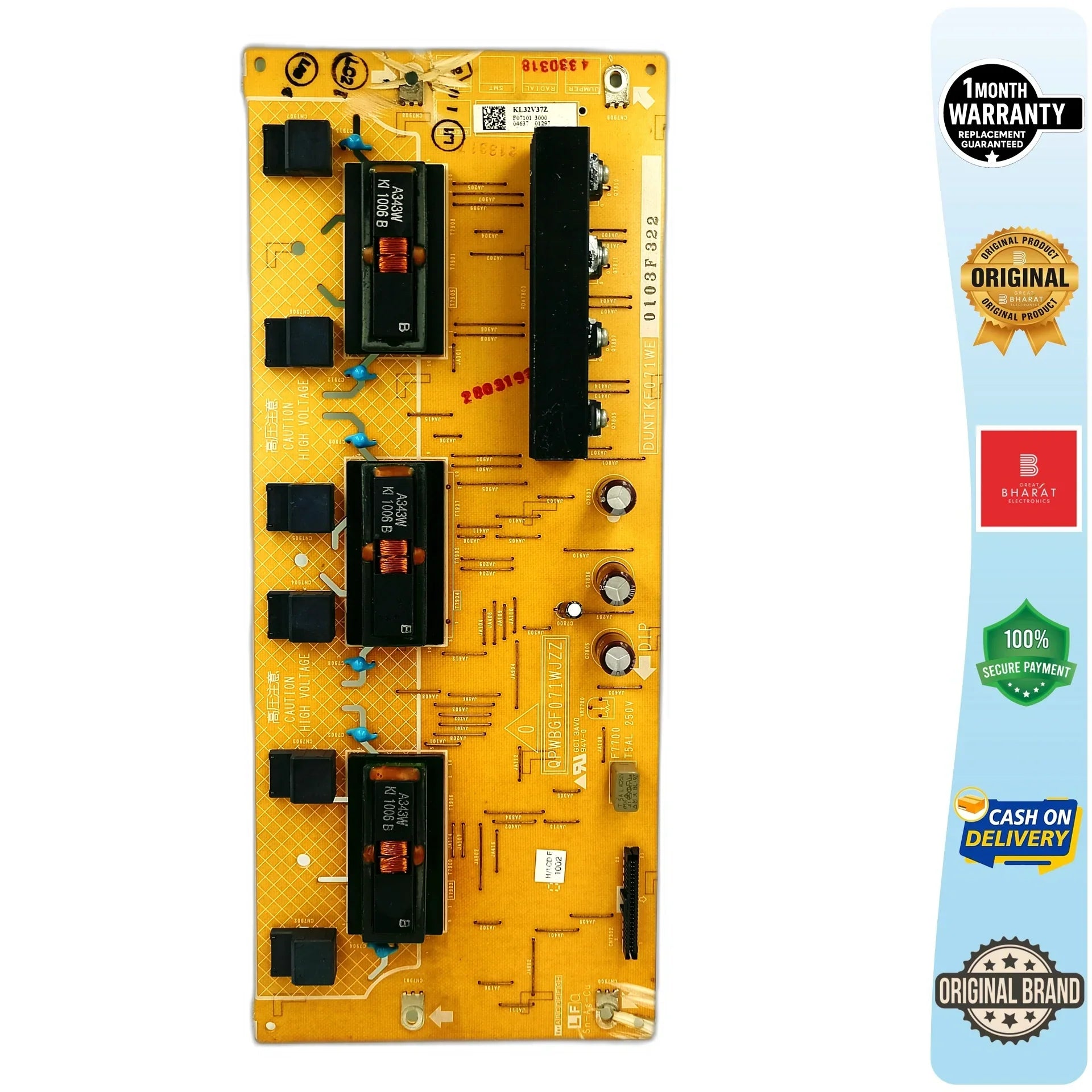 Sharp LC32A37M Inverter Board – Sharp 32 Inch LCD TV Replacement Part - Great Bharat Electronics