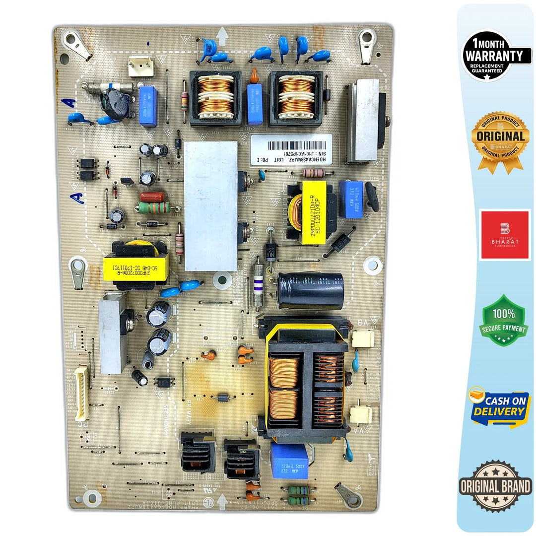 Sharp LC32L465M Power Supply Board – Sharp 32 Inch LED TV SMPS Replacement - Great Bharat Electronics