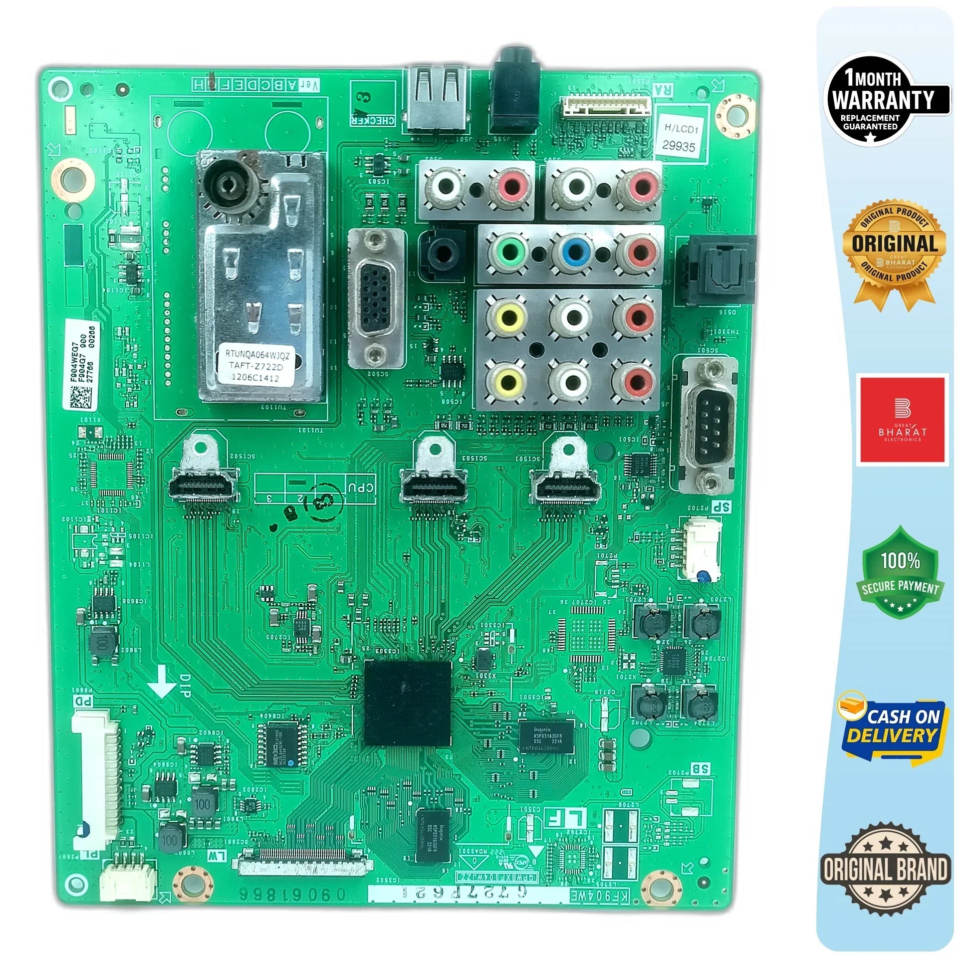 Sharp LC40LE530M Motherboard – Sharp 40 Inch LED TV Main Board Replacement - Great Bharat Electronics