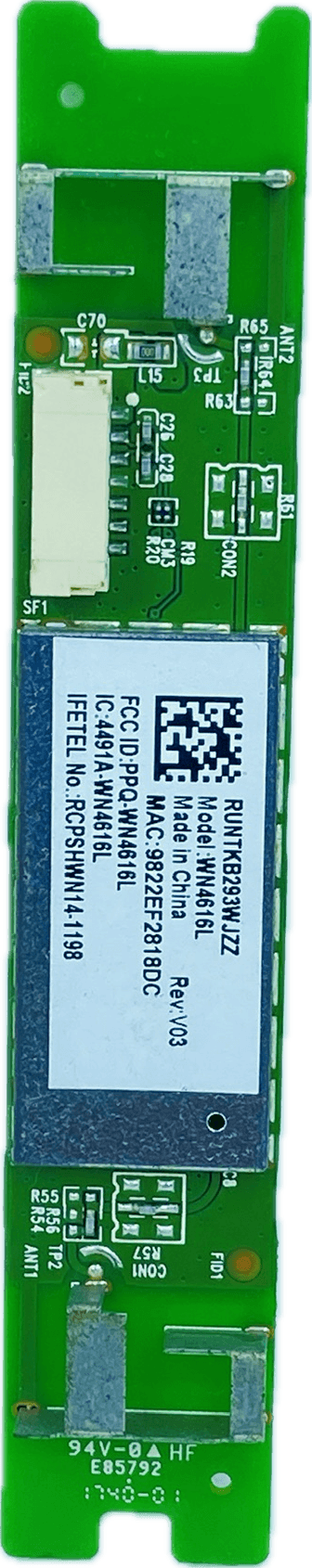 Sharp LED TV Wi-Fi Module – Model LC50UA6500X - Great Bharat Electronics