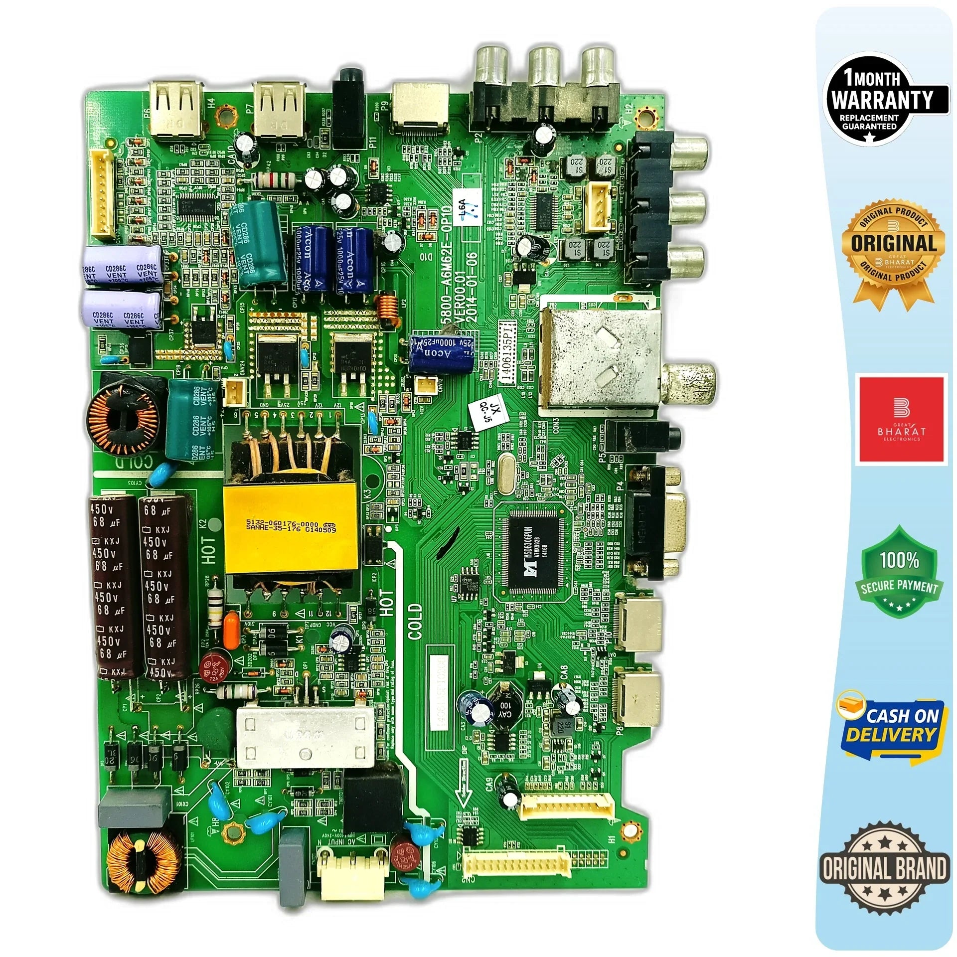 SKYWORTH 32E360 Motherboard – SKYWORTH 32 Inch LED TV Main Board Replacement - Great Bharat Electronics
