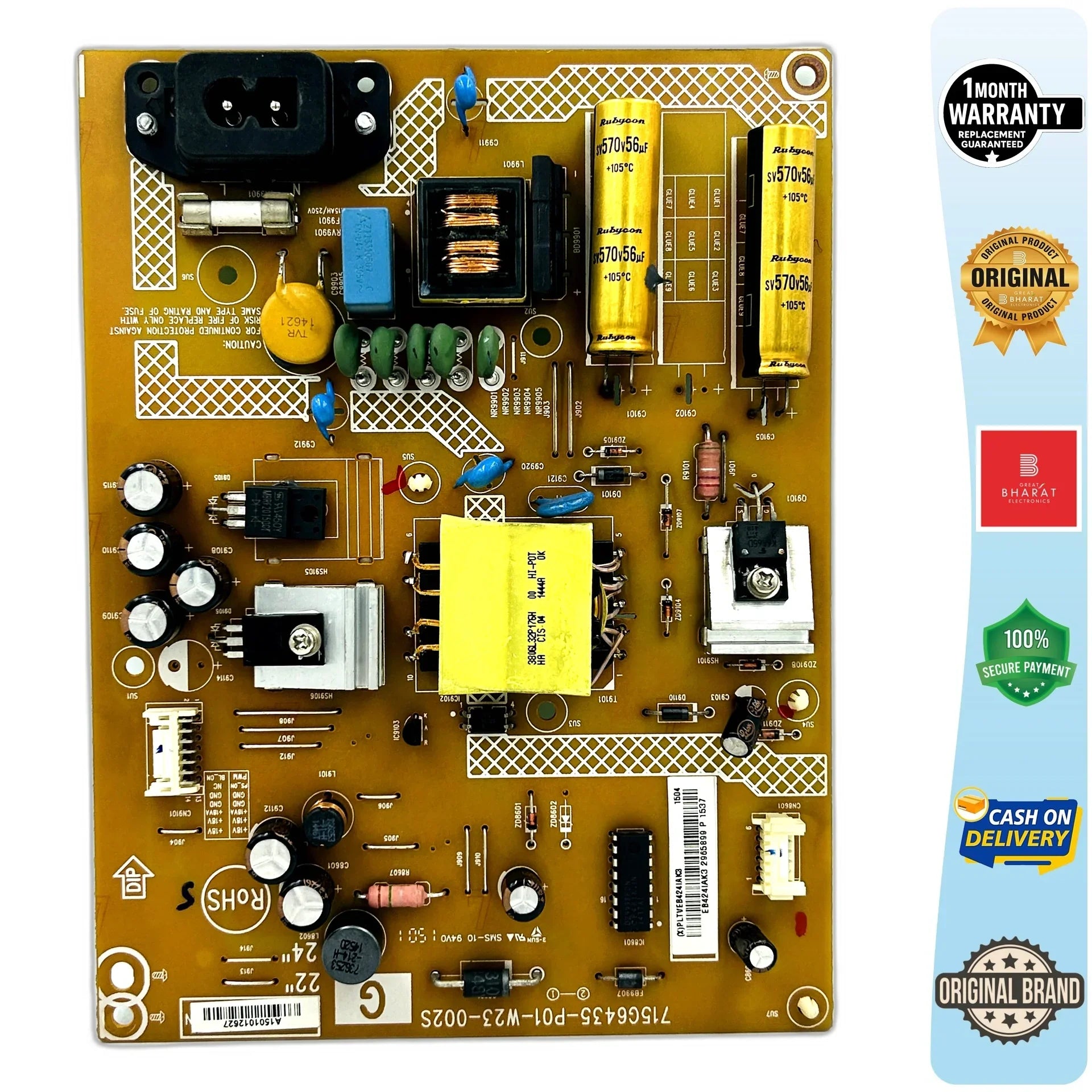 Sony 22P422C Power Supply Board – Sony 22 Inch LED TV SMPS Replacement - Great Bharat Electronics