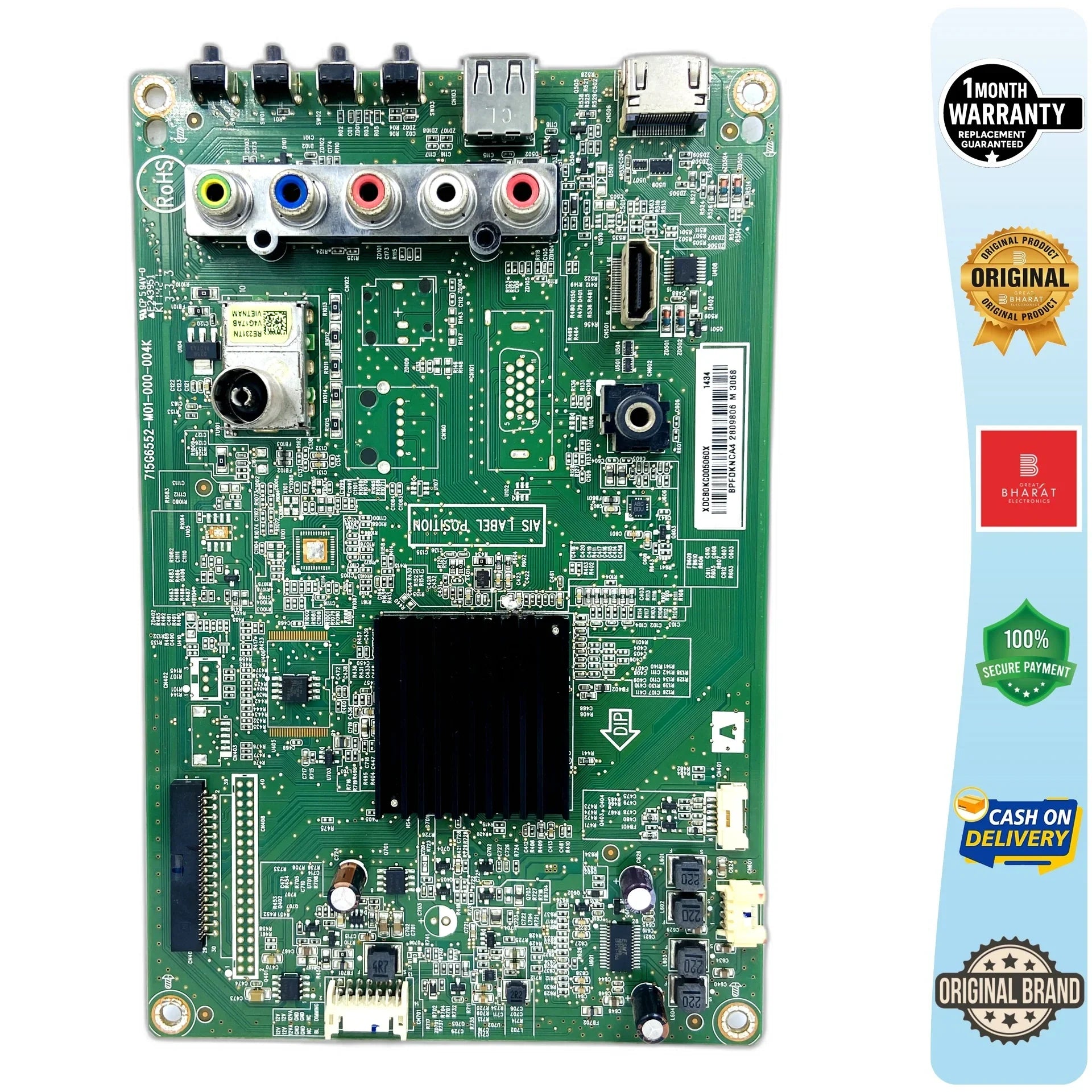 Sony 24 inch LED TV Motherboard for Model 24P412B - Great Bharat Electronics