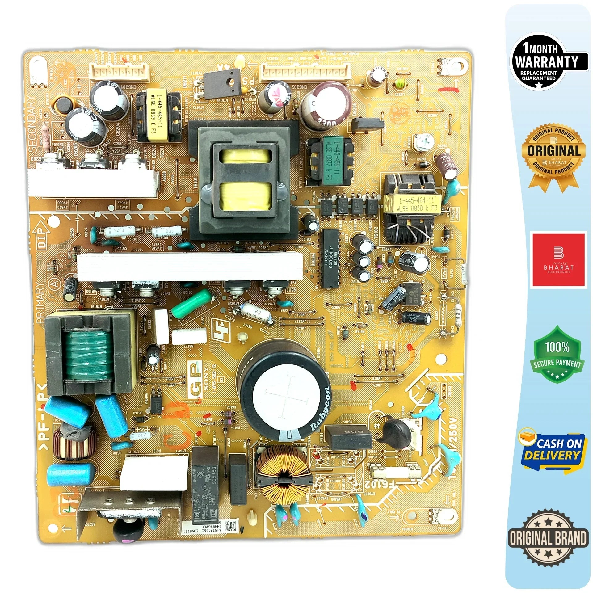 Sony 32V400A Power Supply Board – Sony 32 Inch LCD TV SMPS Replacement - Great Bharat Electronics