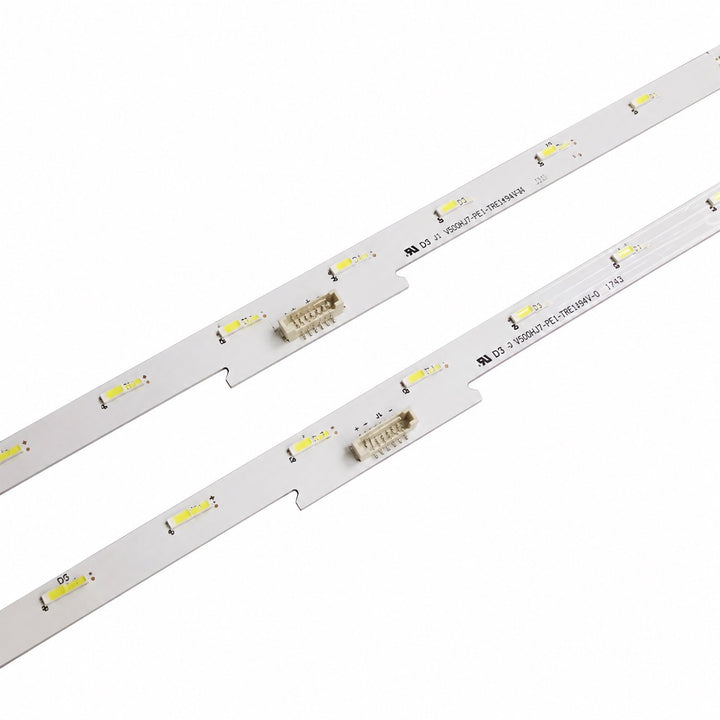 Sony 40W672E backlight strips with connector and LED detail