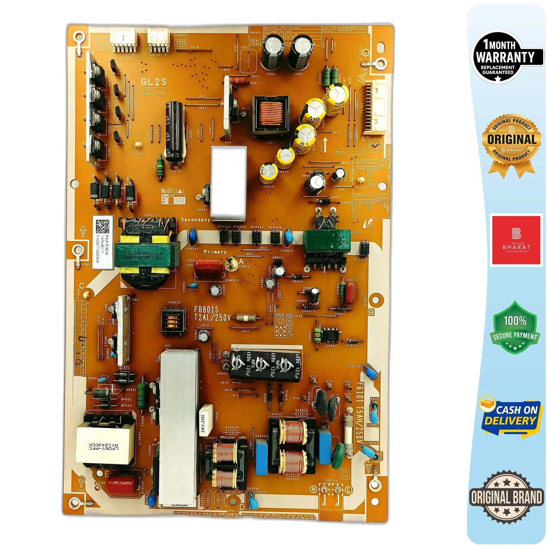 Sony 42W800A Power Supply Board – Sony 42 Inch LED TV SMPS Replacement - Great Bharat Electronics