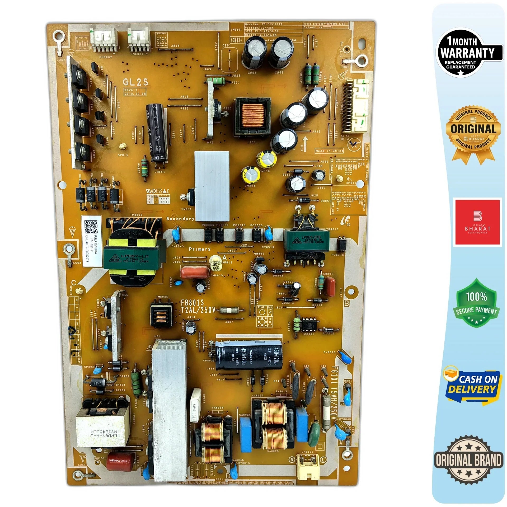 Sony 47W800A Power Supply Board – Sony 47 Inch LED TV SMPS Replacement - Great Bharat Electronics
