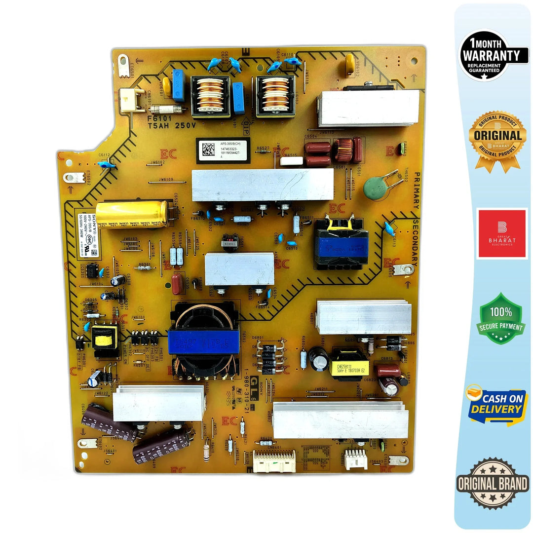 Sony 55X7500F Power Supply Board – Sony 55 Inch LED TV SMPS Replacement - Great Bharat Electronics