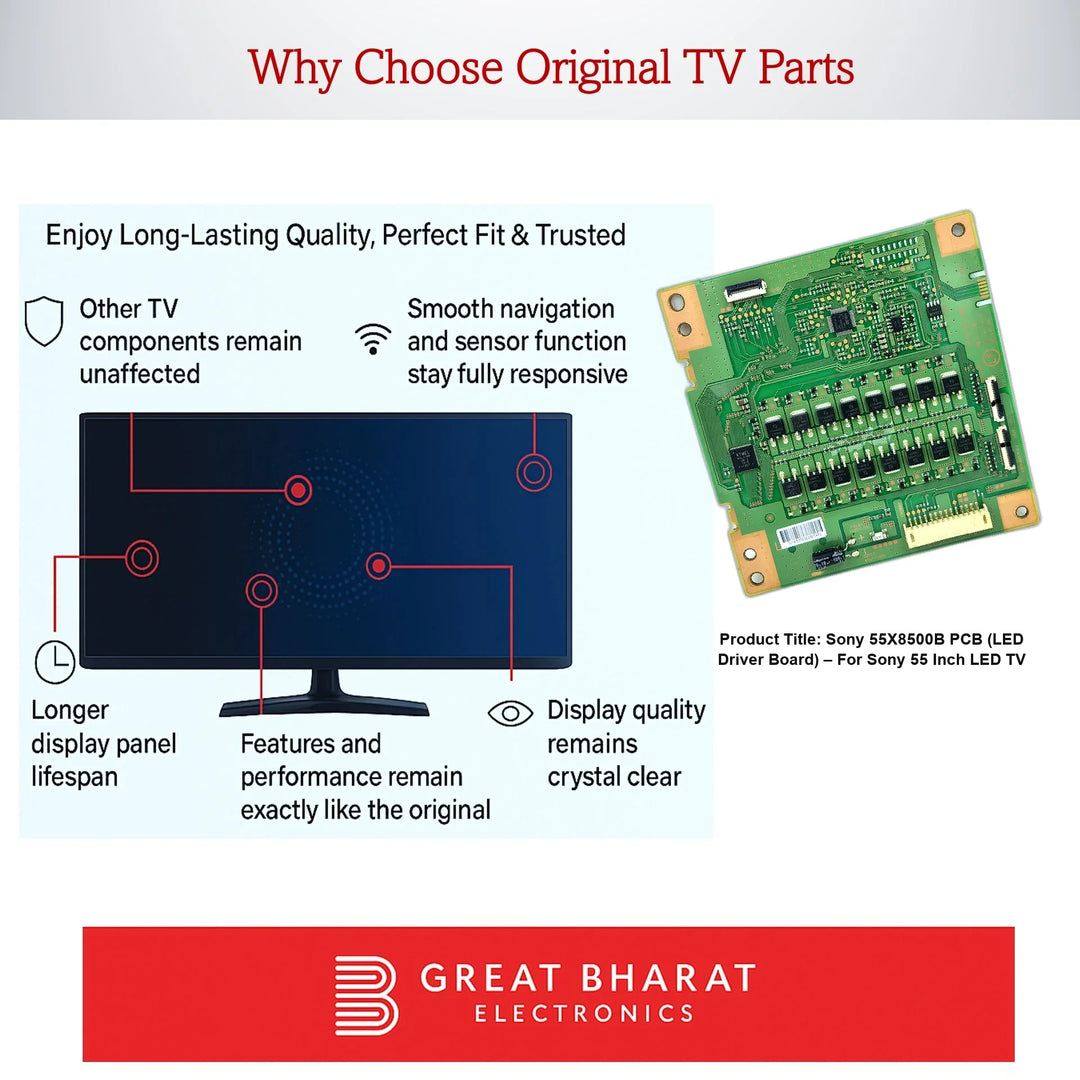 Sony 55X8500B PCB (LED Driver Board) – For Sony 55 Inch LED TV - Great Bharat Electronics
