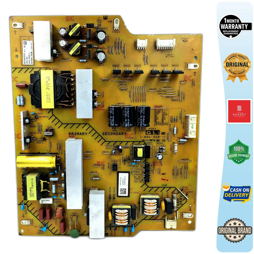 Sony KD 49X8500C Power Supply Board – Sony 49 Inch LED TV SMPS Replacement - Great Bharat Electronics