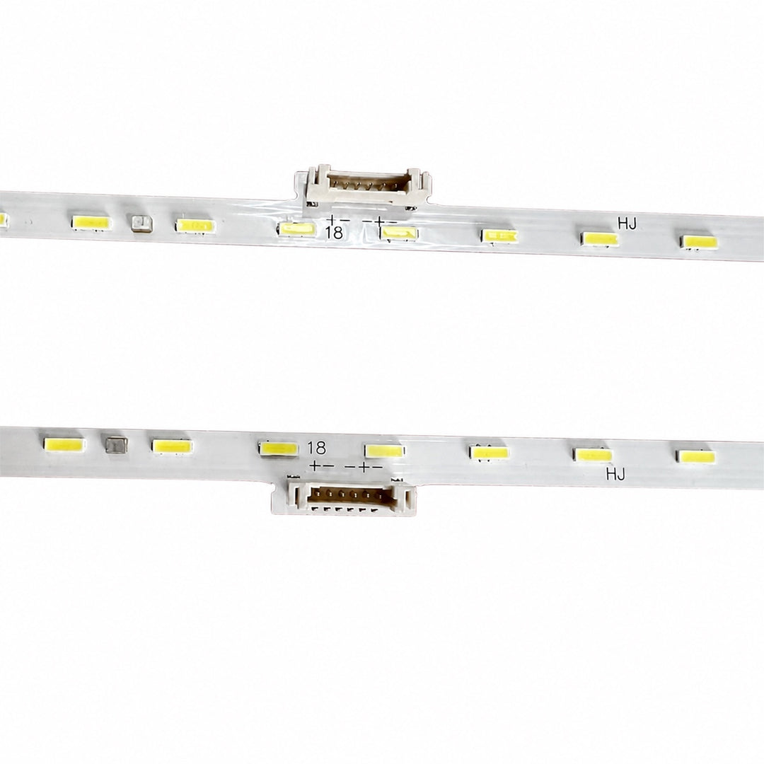 Sony KD-55X8500G backlight strip connector and LED layout detail