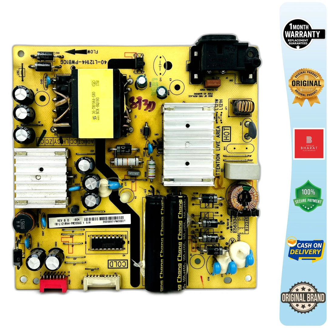 TCL 43P6US Power Supply Board – TCL 43 Inch LED TV SMPS Replacement - Great Bharat Electronics