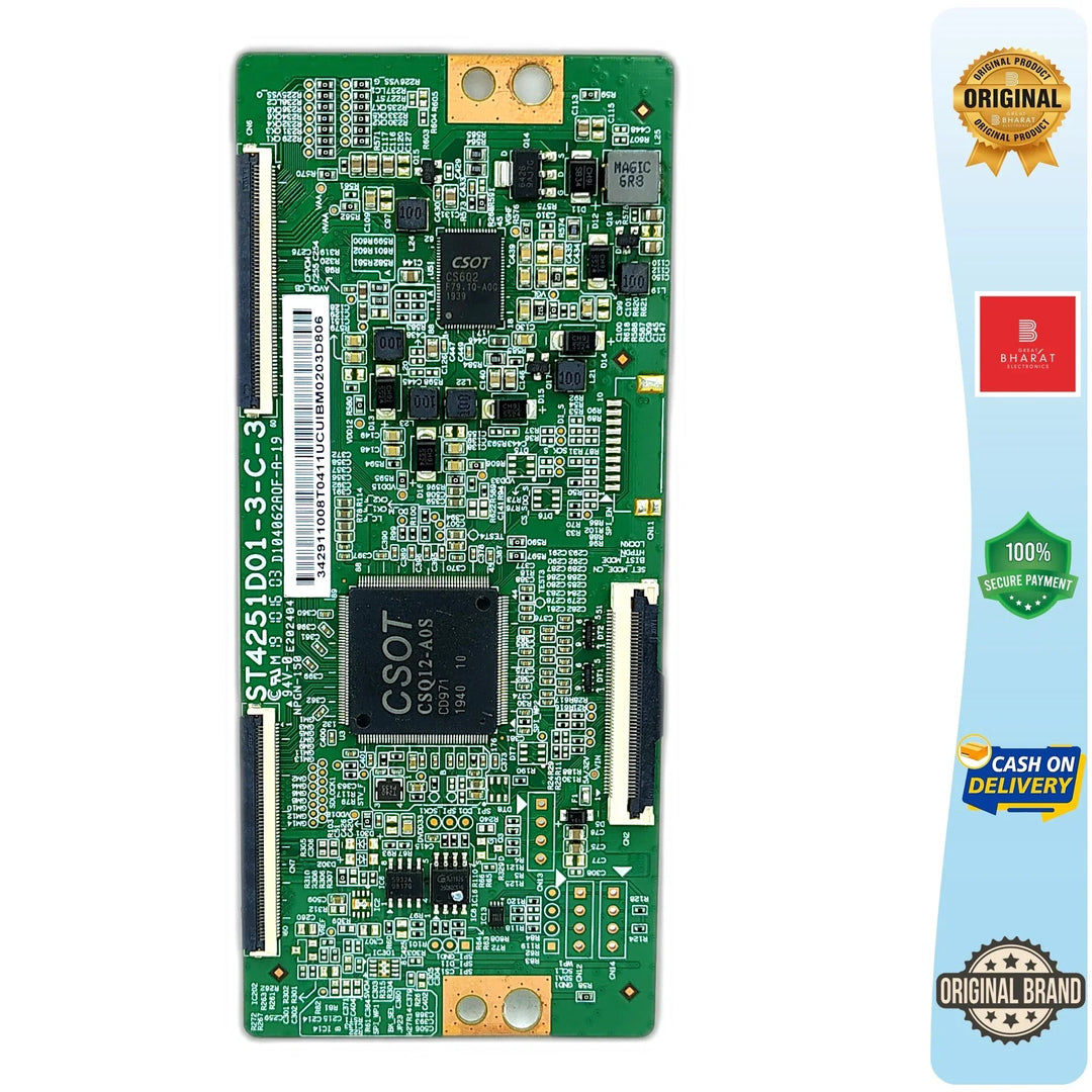 TCL 43P8E T-Con Board – TCL 43 Inch LED TV Replacement Part - Great Bharat Electronics