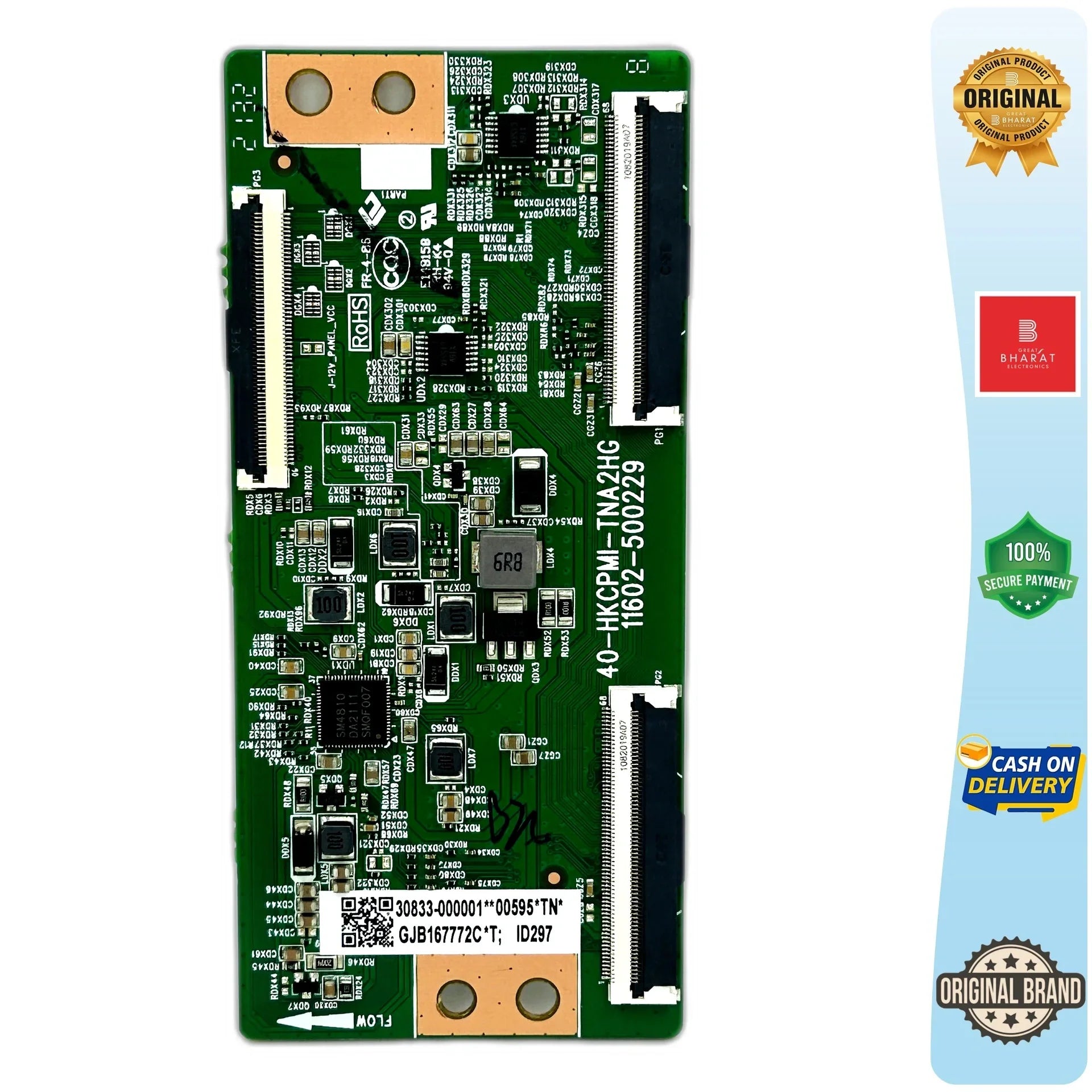TCL 43S5200 T-Con Board – TCL 43 Inch LED TV Replacement Part - Great Bharat Electronics