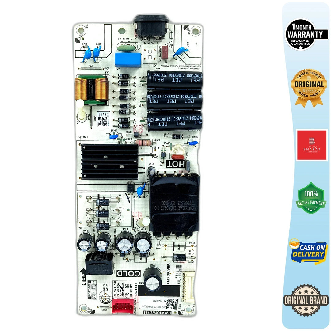 TCL 50P635 Power Supply Board – TCL 50 Inch LED TV SMPS Replacement - Great Bharat Electronics
