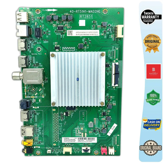 TCl 50P8E মাদারবোর্ড – TCl 50 ইঞ্চি LED TV প্রধান বোর্ড প্রতিস্থাপন - Great Bharat Electronics