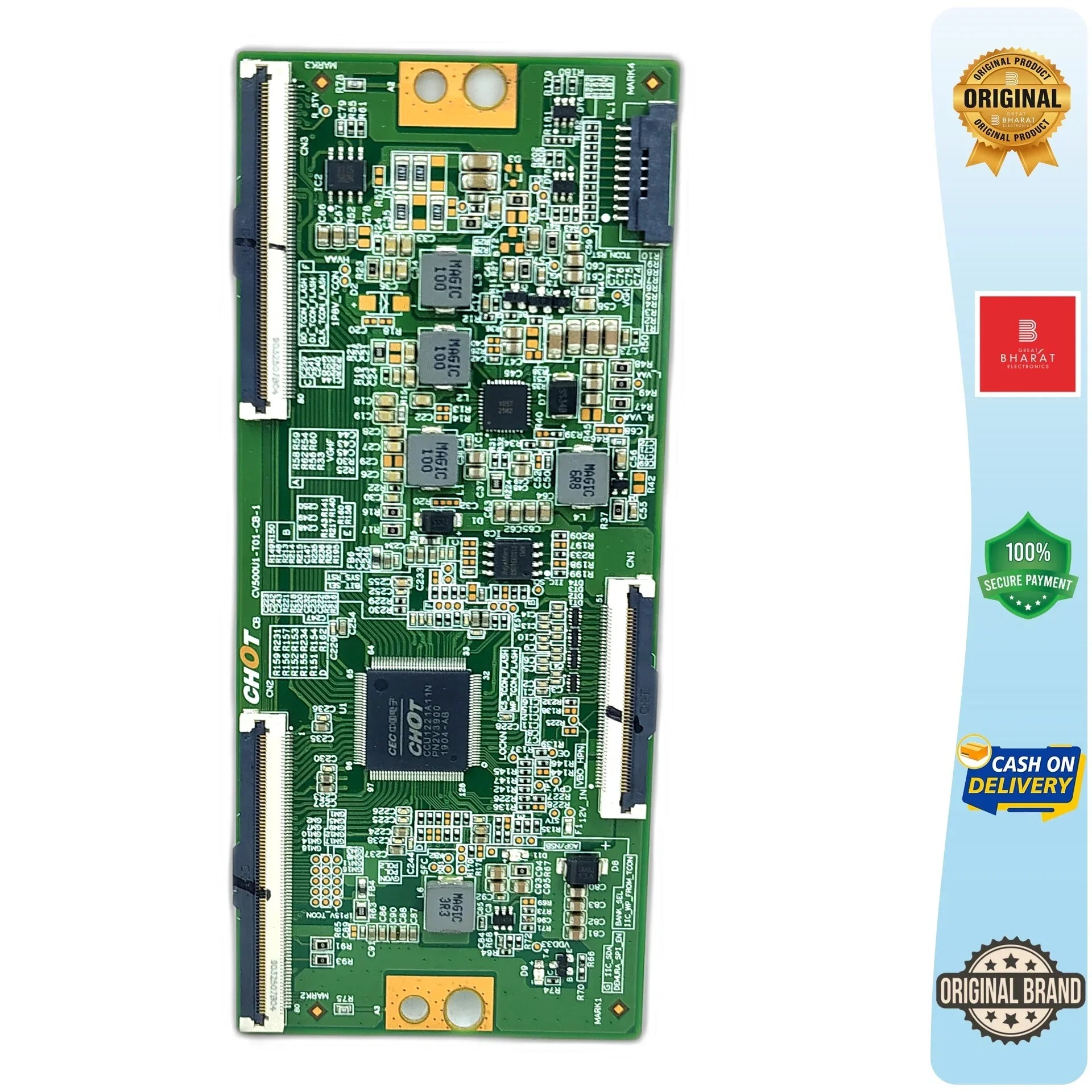 TCl 50P8E T-Con Board – TCl 50 Inch LED TV Replacement Part - Great Bharat Electronics