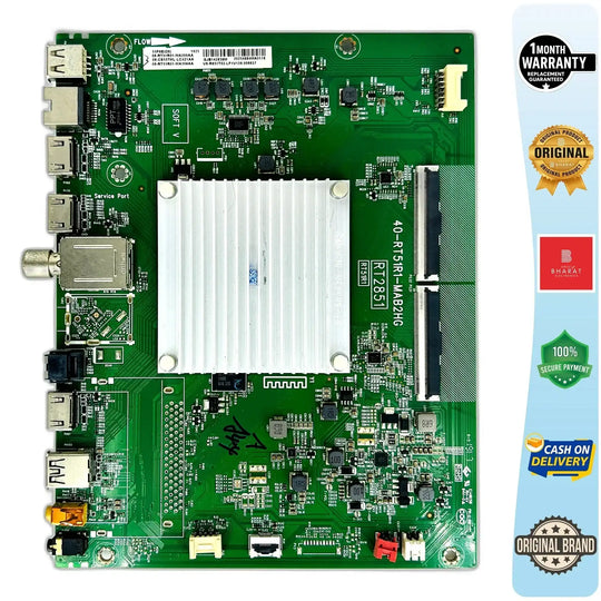 TCl 55P8E اللوحة الأم – TCl 55 بوصة LED TV استبدال اللوحة الرئيسية - Great Bharat Electronics